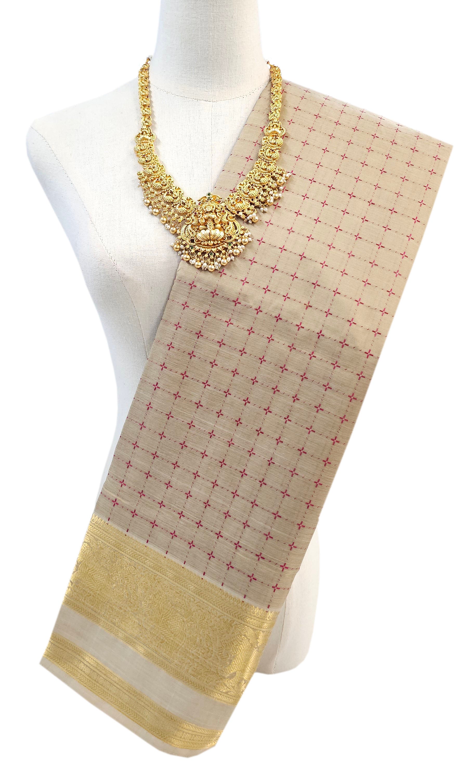 Kanchipuram Pure Silk Cotton Saree