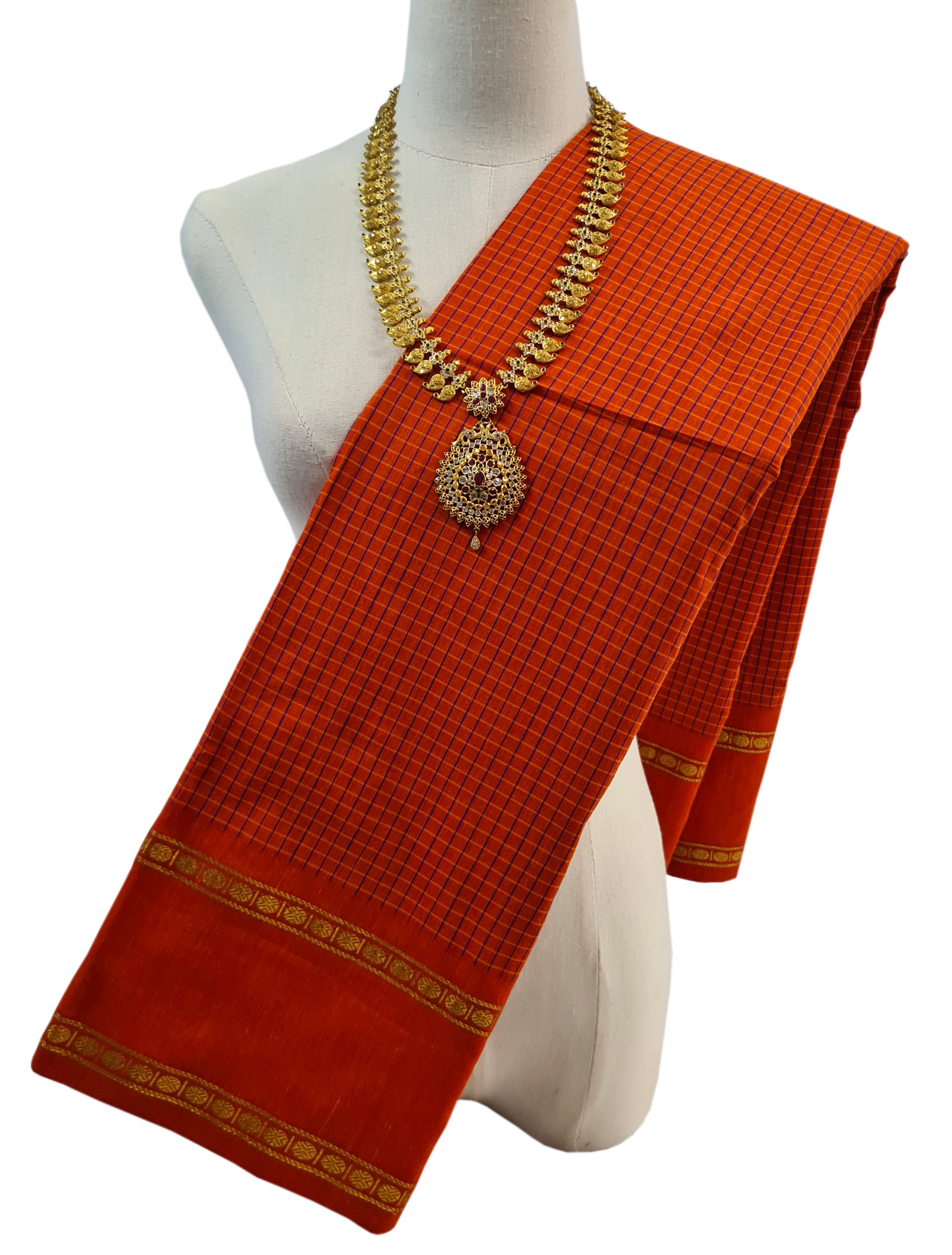 Vairaoosi Agarlic Cotton Silk Sarees