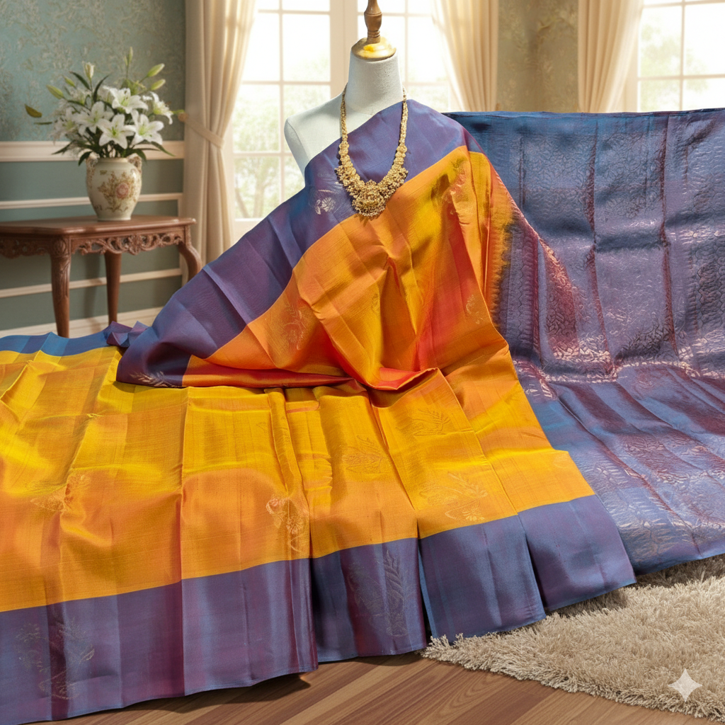 Kanchipuram Pure Soft Silk Saree