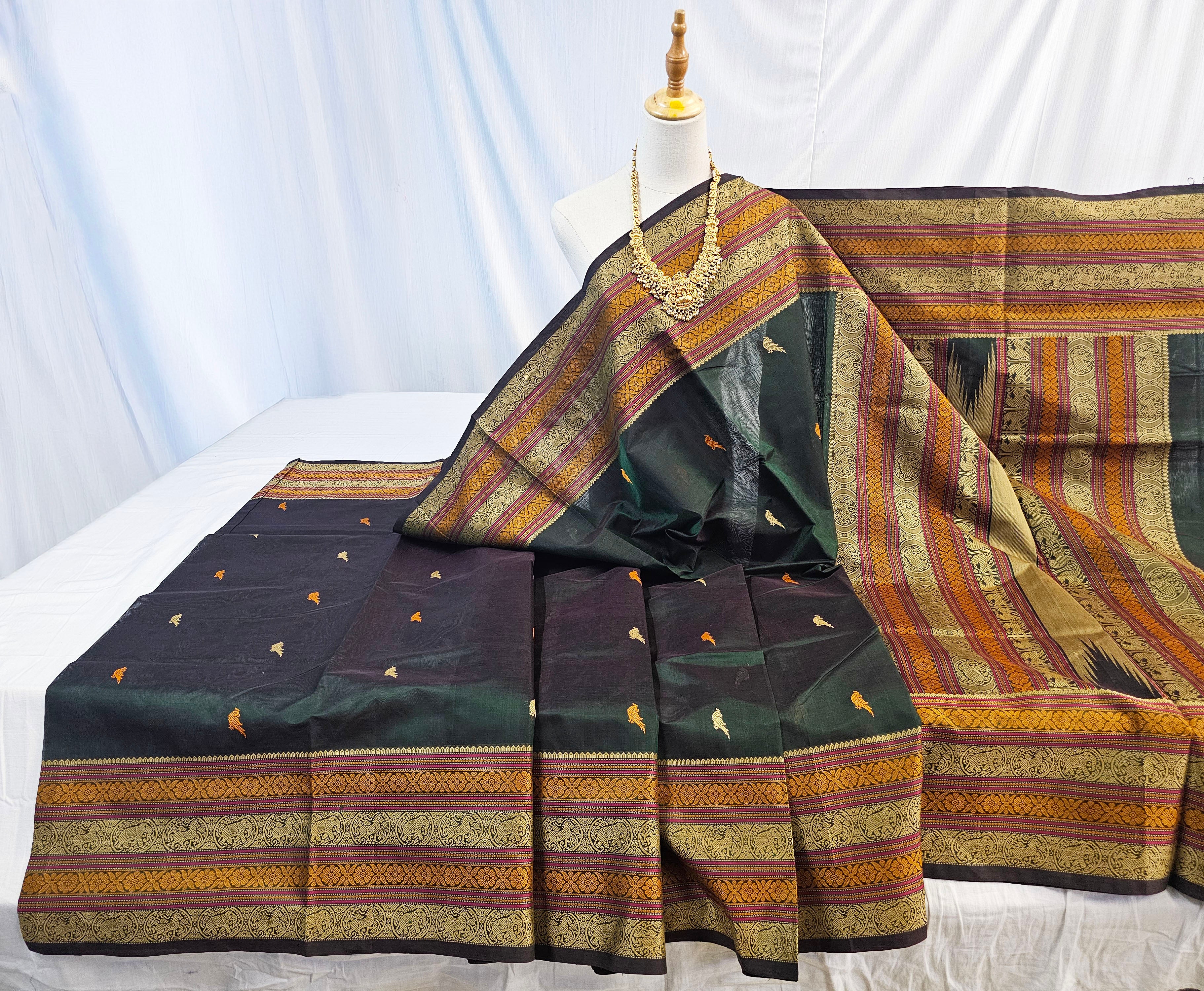 Kanchipuram Pure Silk Cotton Saree