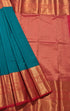 Kanchi Vegan Silk Saree With Contrast Blouse and Rich Jari Pallu