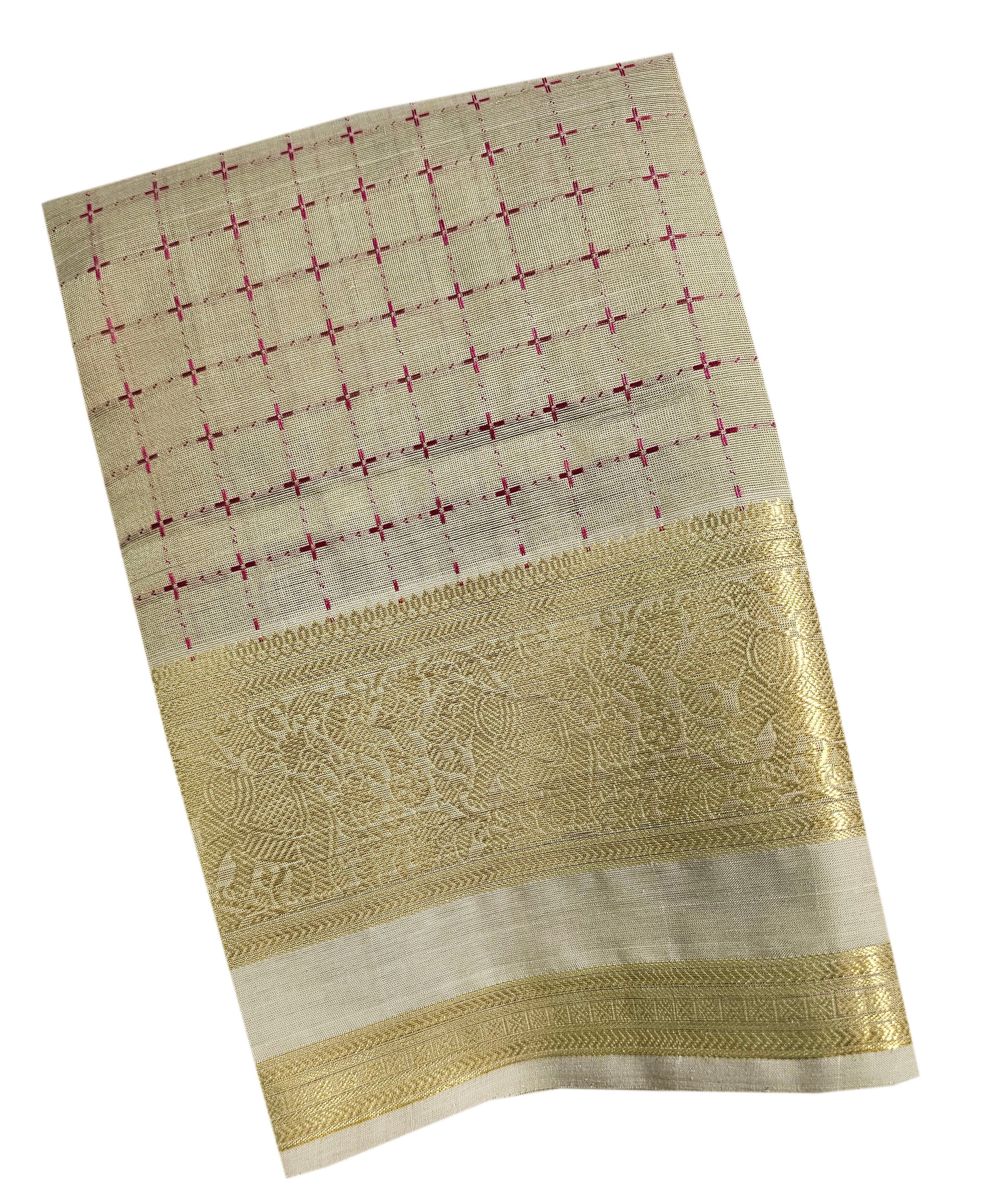 Kanchipuram Pure Silk Cotton Saree