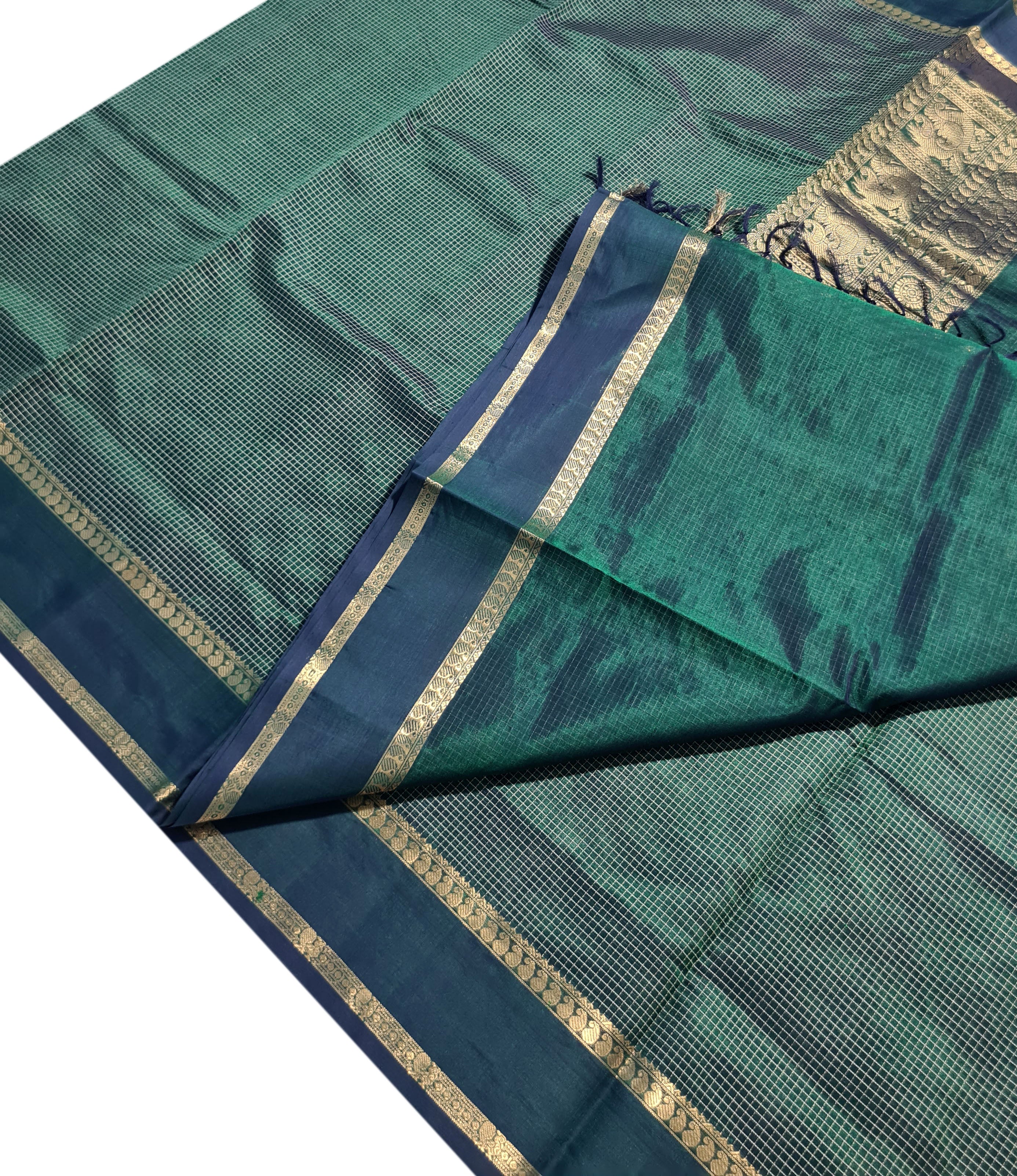 Kanchipuram Pure Silk Cotton Saree
