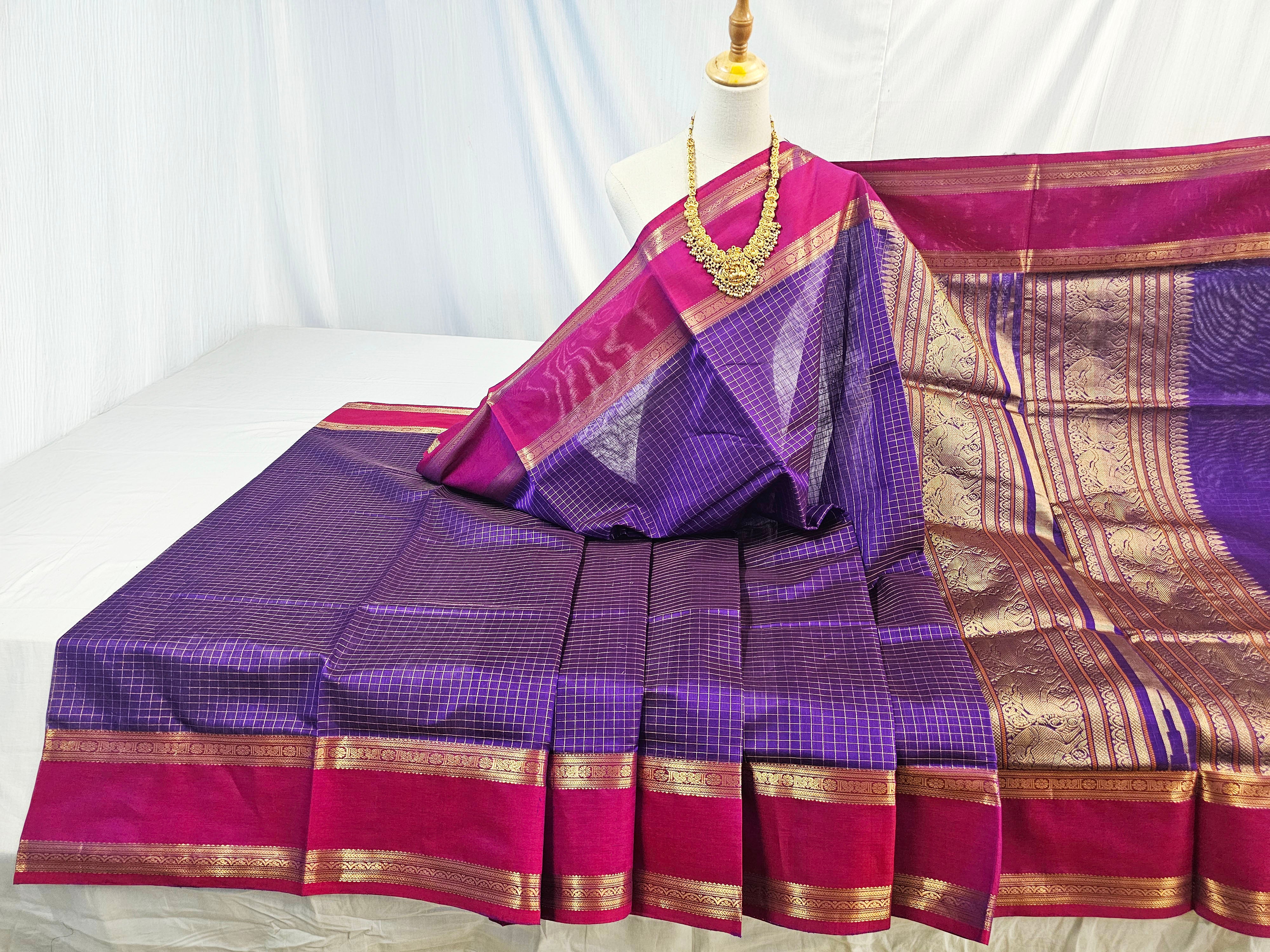 Kanchipuram Pure Silk Cotton Saree
