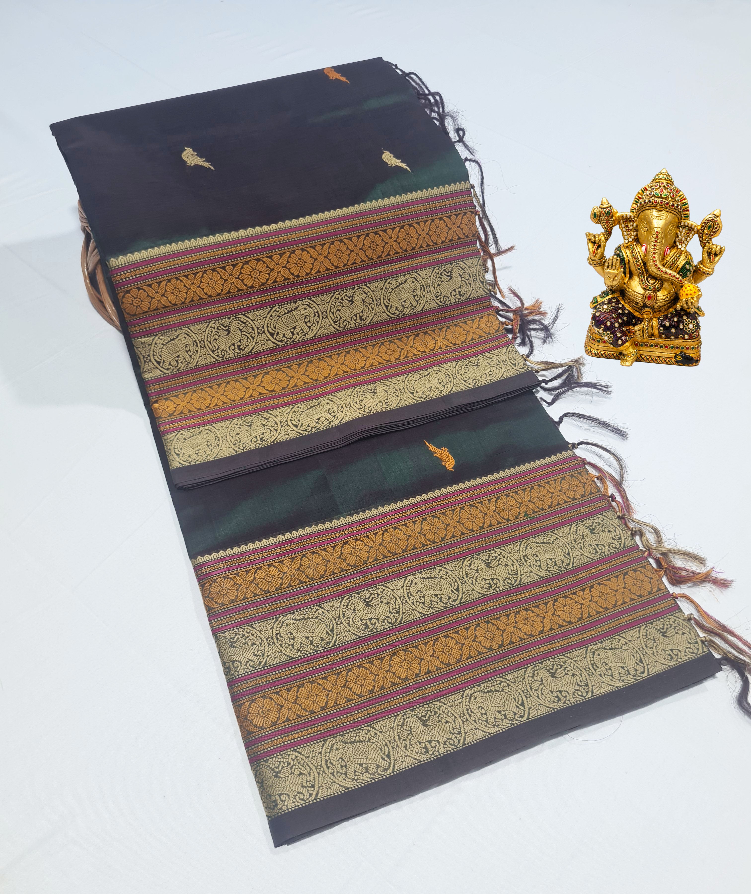 Kanchipuram Pure Silk Cotton Saree