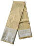 Kanchi Vegan Silk Saree With Contrast Blouse and Rich Jari Pallu