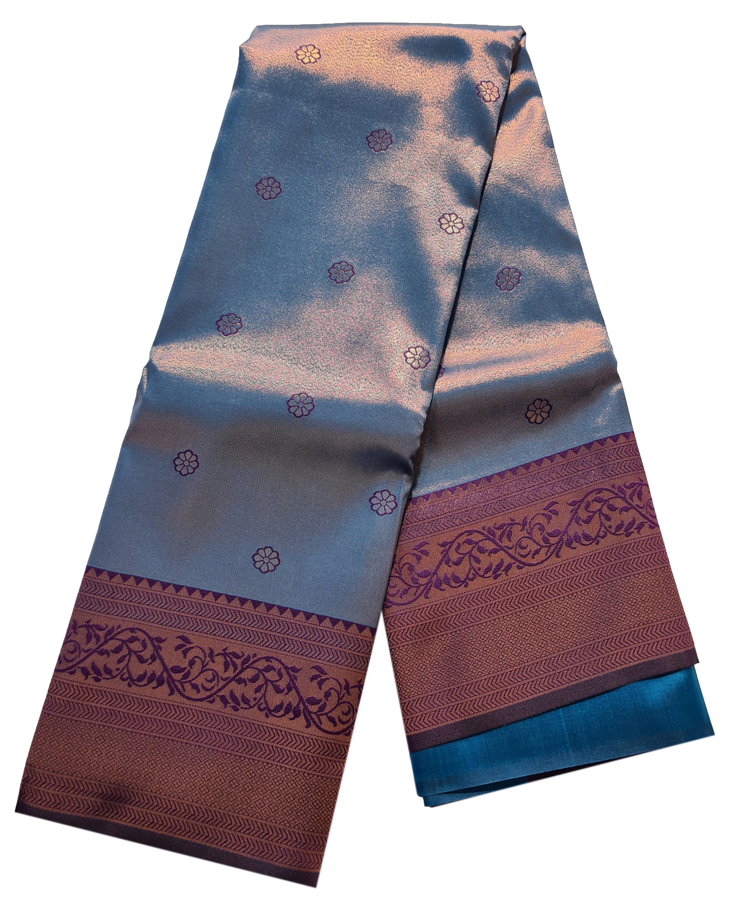 Antique Zari Butta Silk Saree