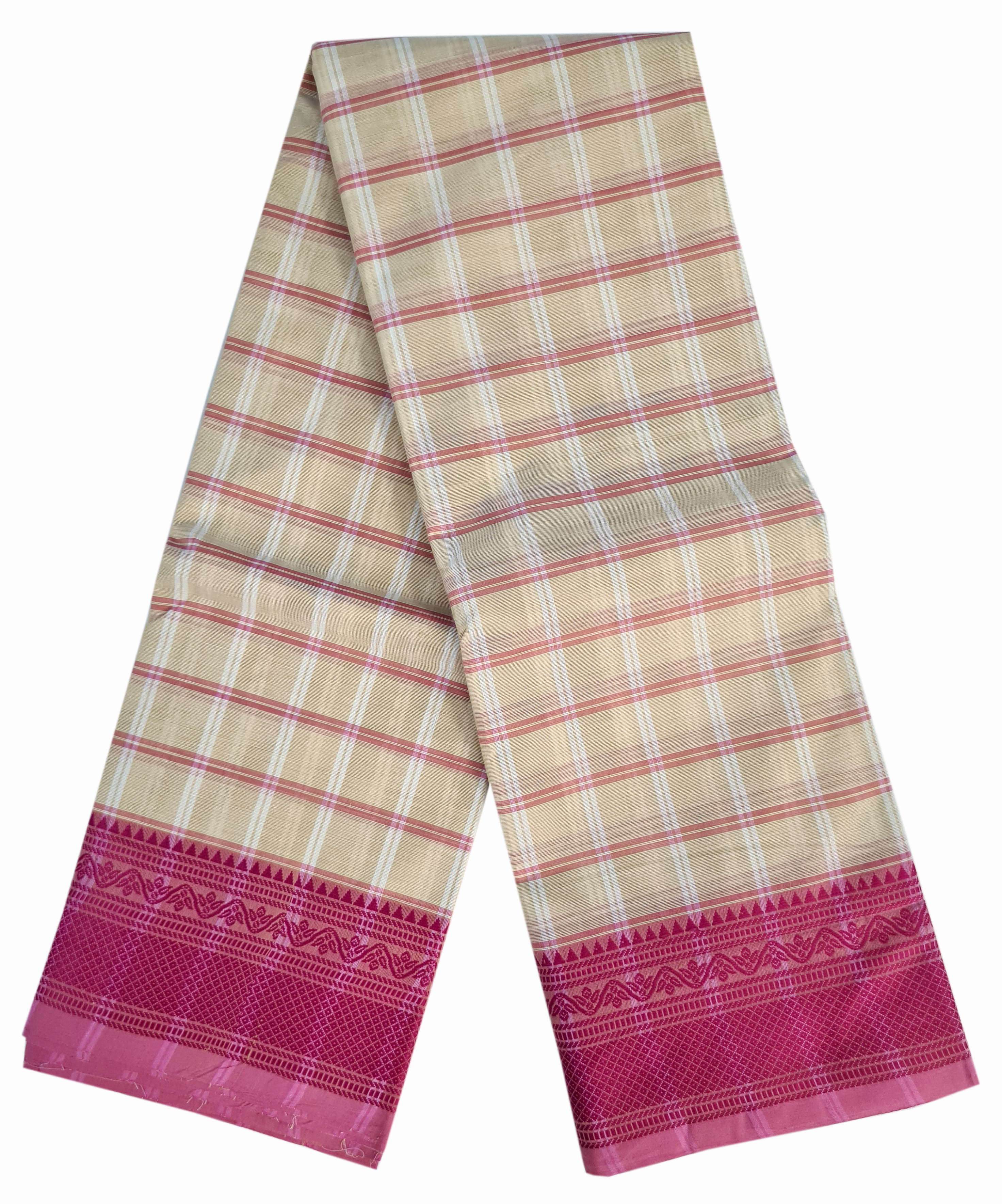Kanchipuram Cotton Saree With Blouse