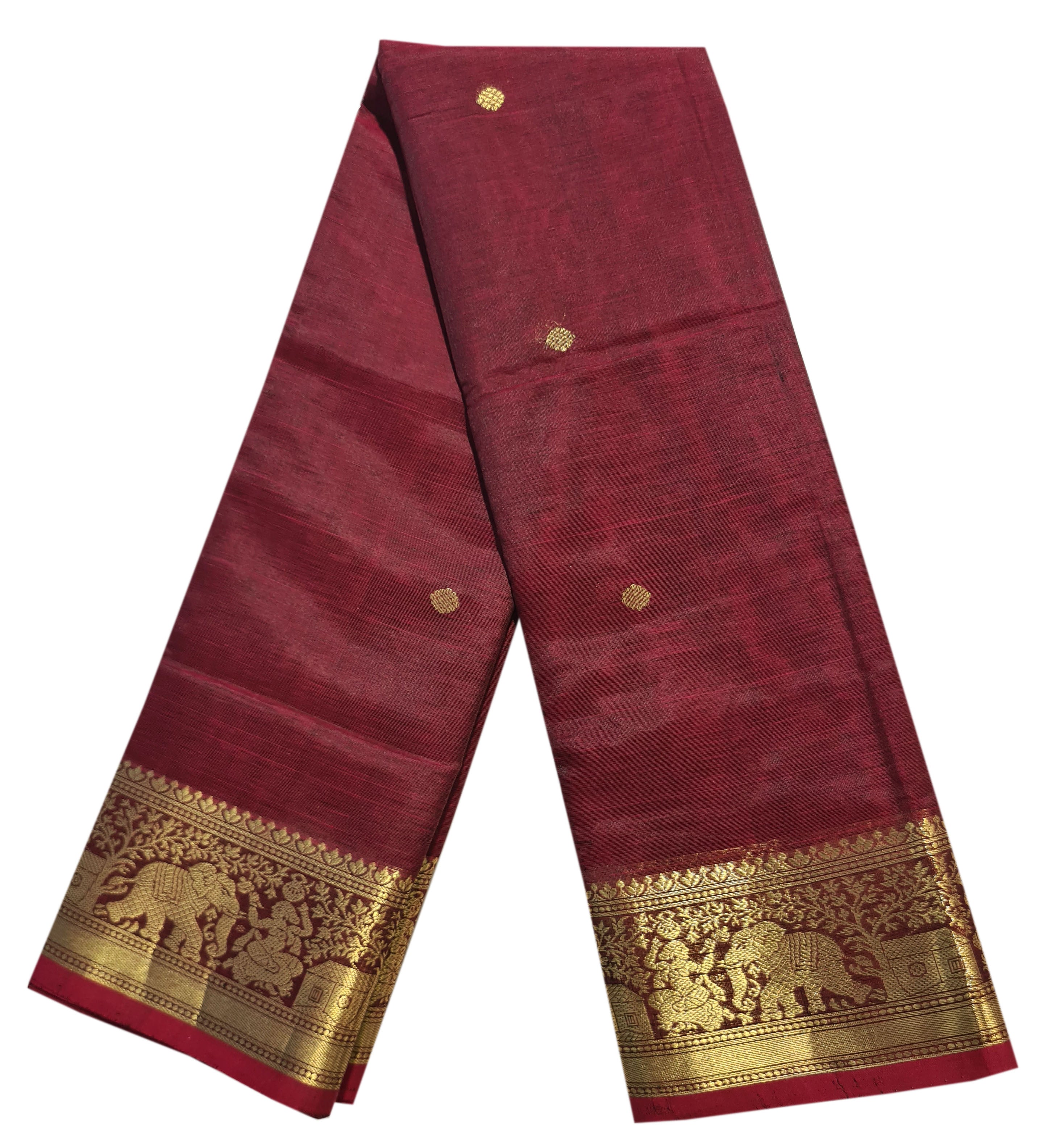 Kanchipuram Pure Silk Cotton Saree