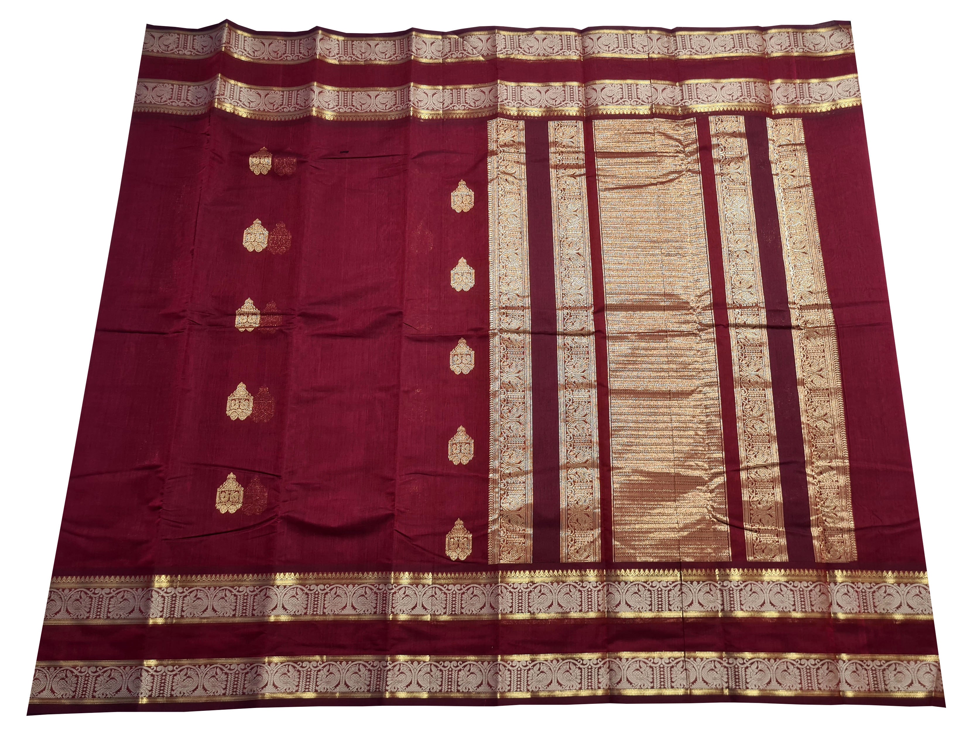 Kanchipuram Pure Silk Cotton Saree