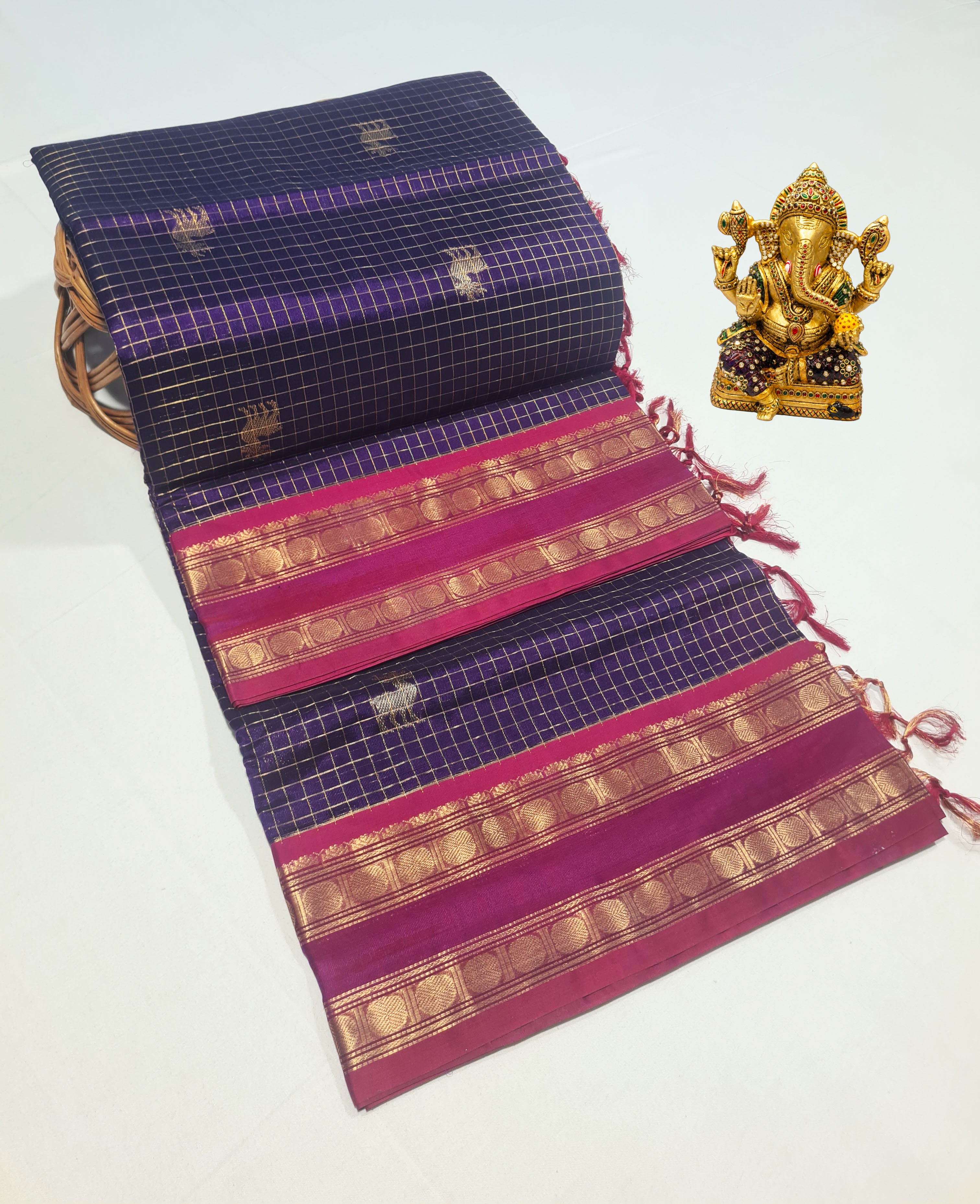 Kanchipuram Pure Silk Cotton Saree