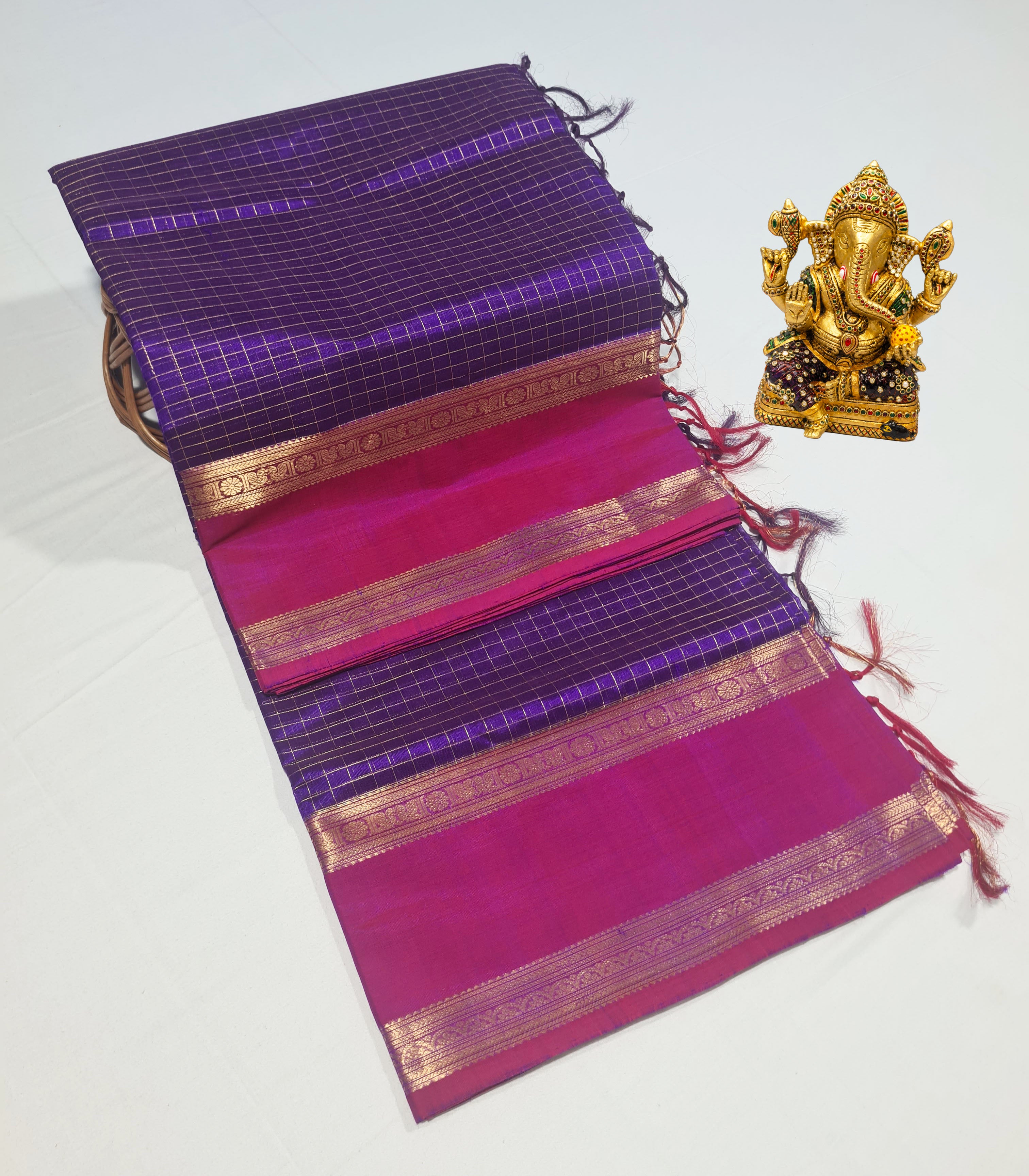 Kanchipuram Pure Silk Cotton Saree