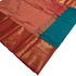 Kanchi Vegan Silk Saree With Contrast Blouse and Rich Jari Pallu