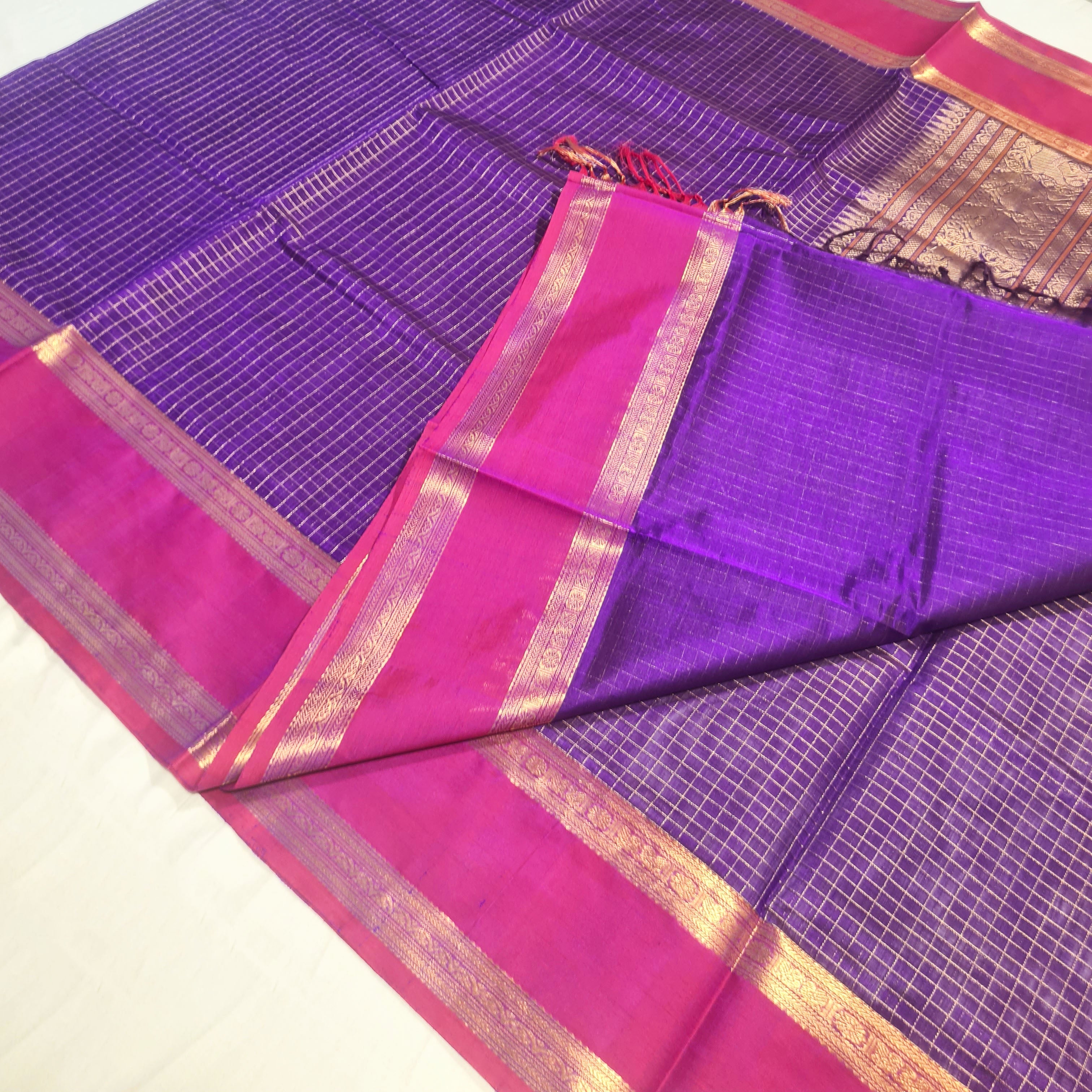 Kanchipuram Pure Silk Cotton Saree