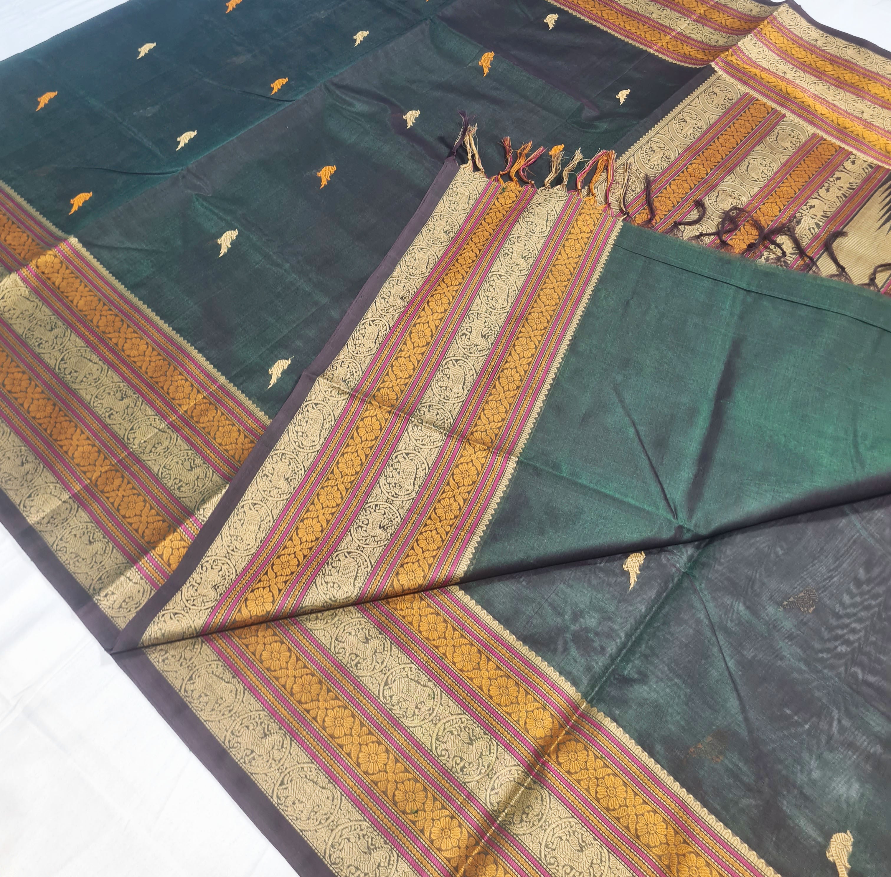 Kanchipuram Pure Silk Cotton Saree