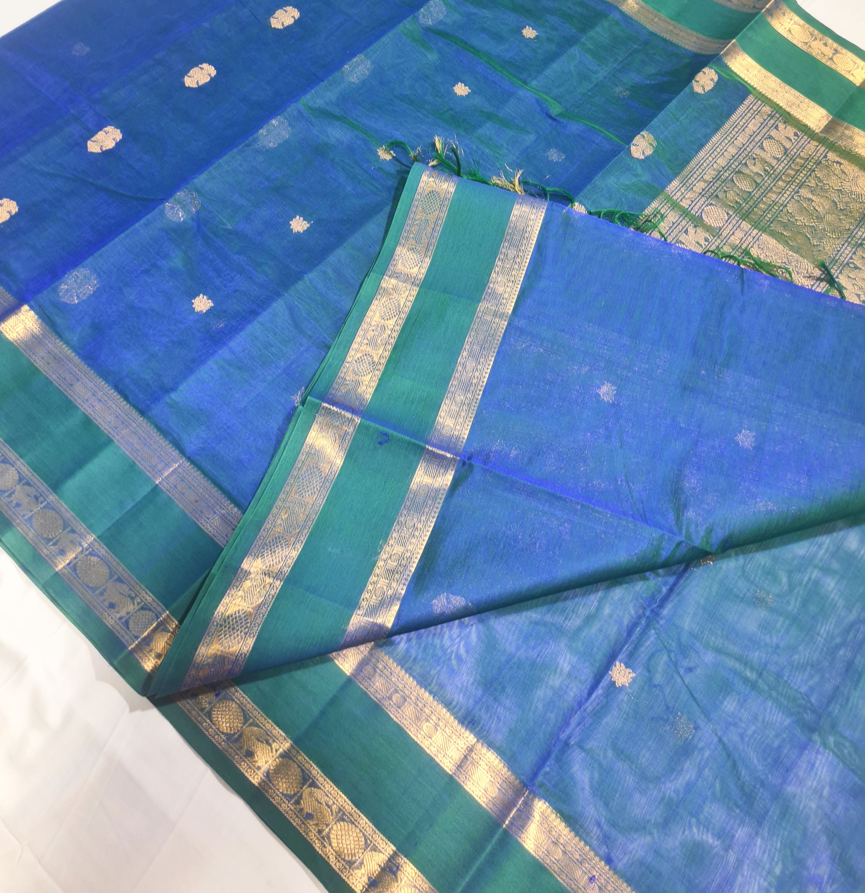Kanchipuram Pure Silk Cotton Saree