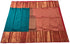Kanchi Vegan Silk Saree With Contrast Blouse and Rich Jari Pallu