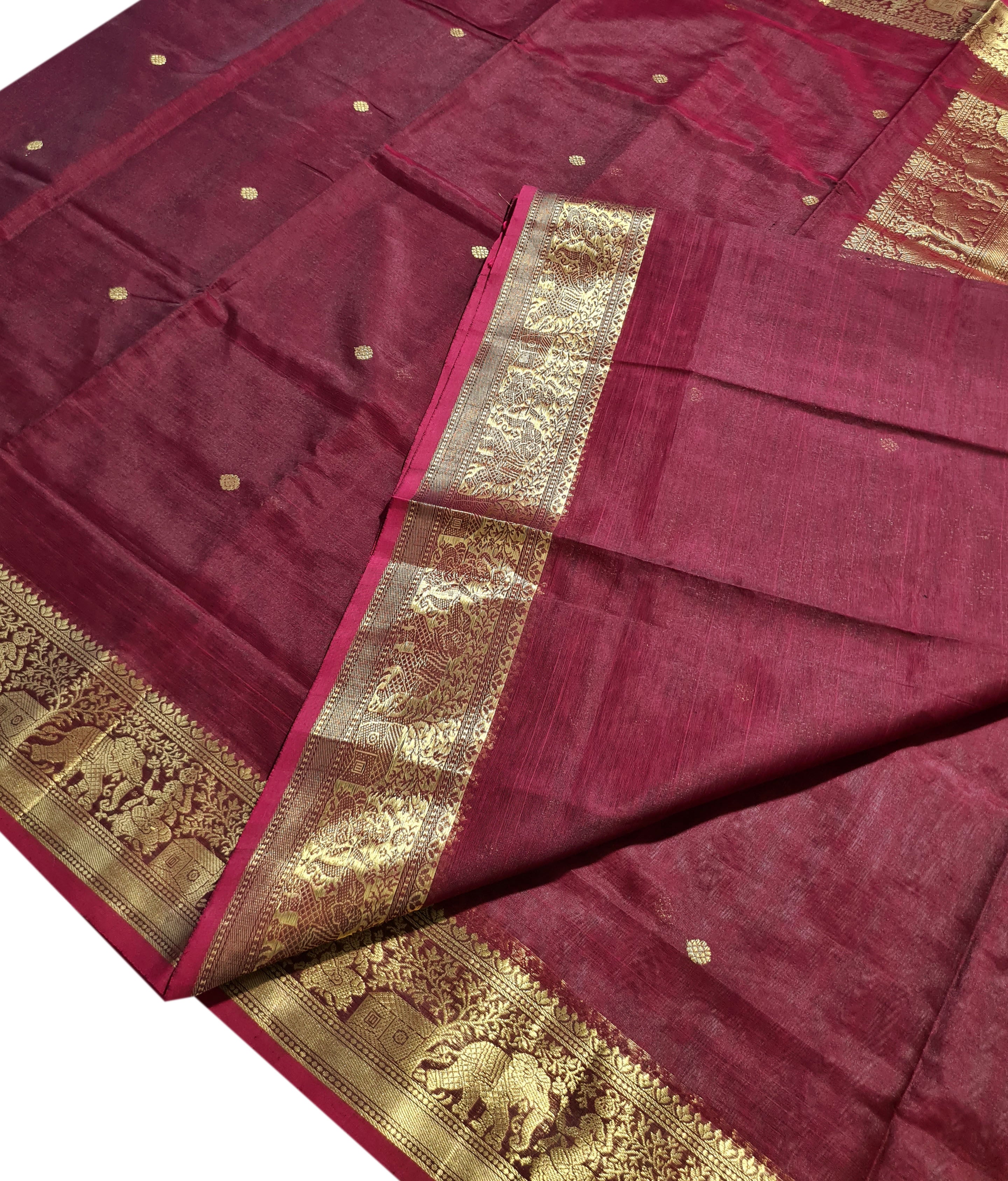 Kanchipuram Pure Silk Cotton Saree