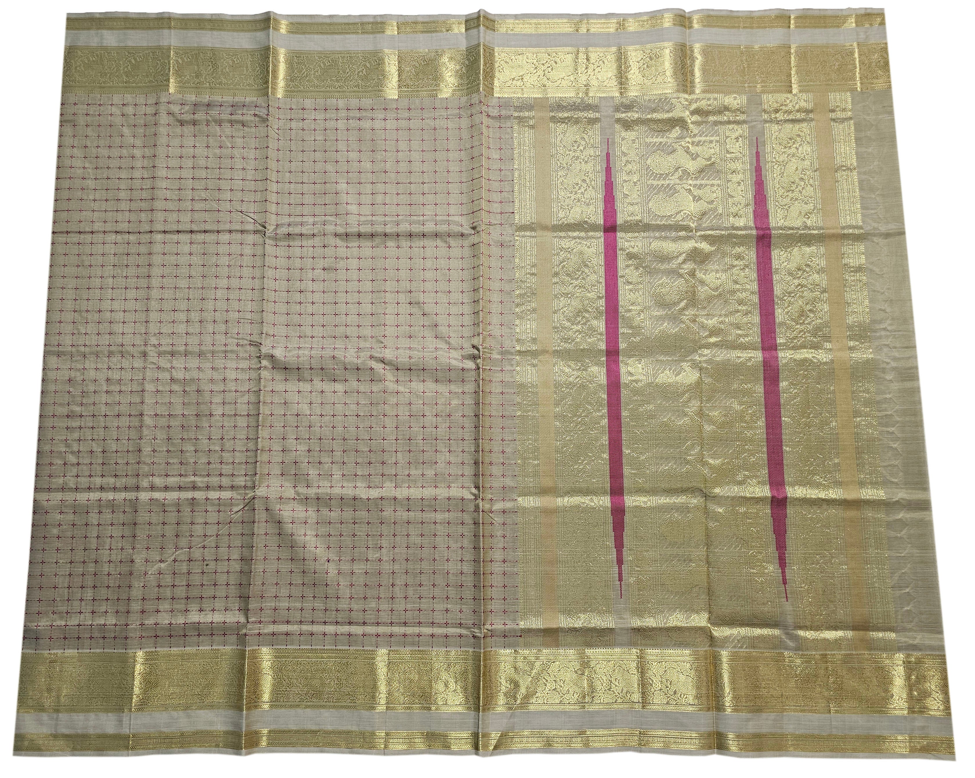 Kanchipuram Pure Silk Cotton Saree