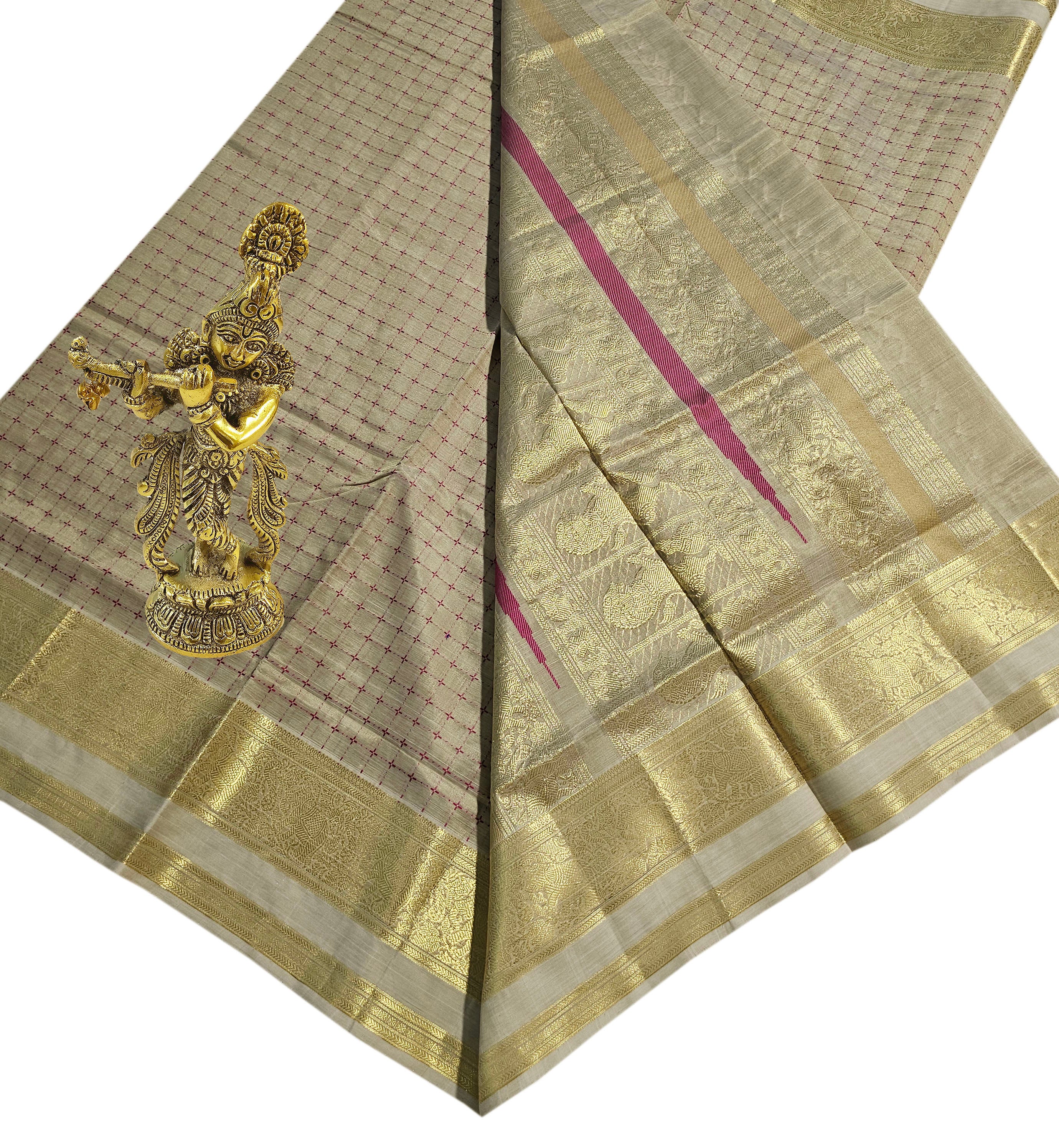 Kanchipuram Pure Silk Cotton Saree