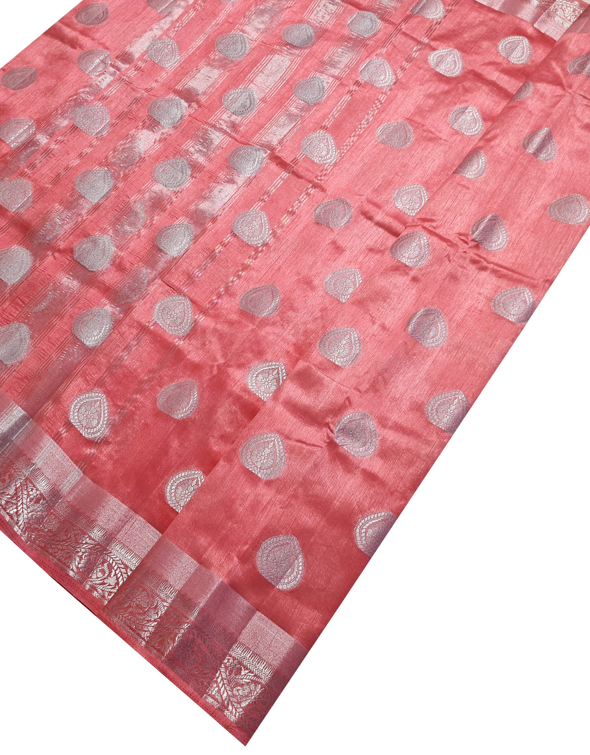 Bengaluru Silver Butta Tassar Sarees