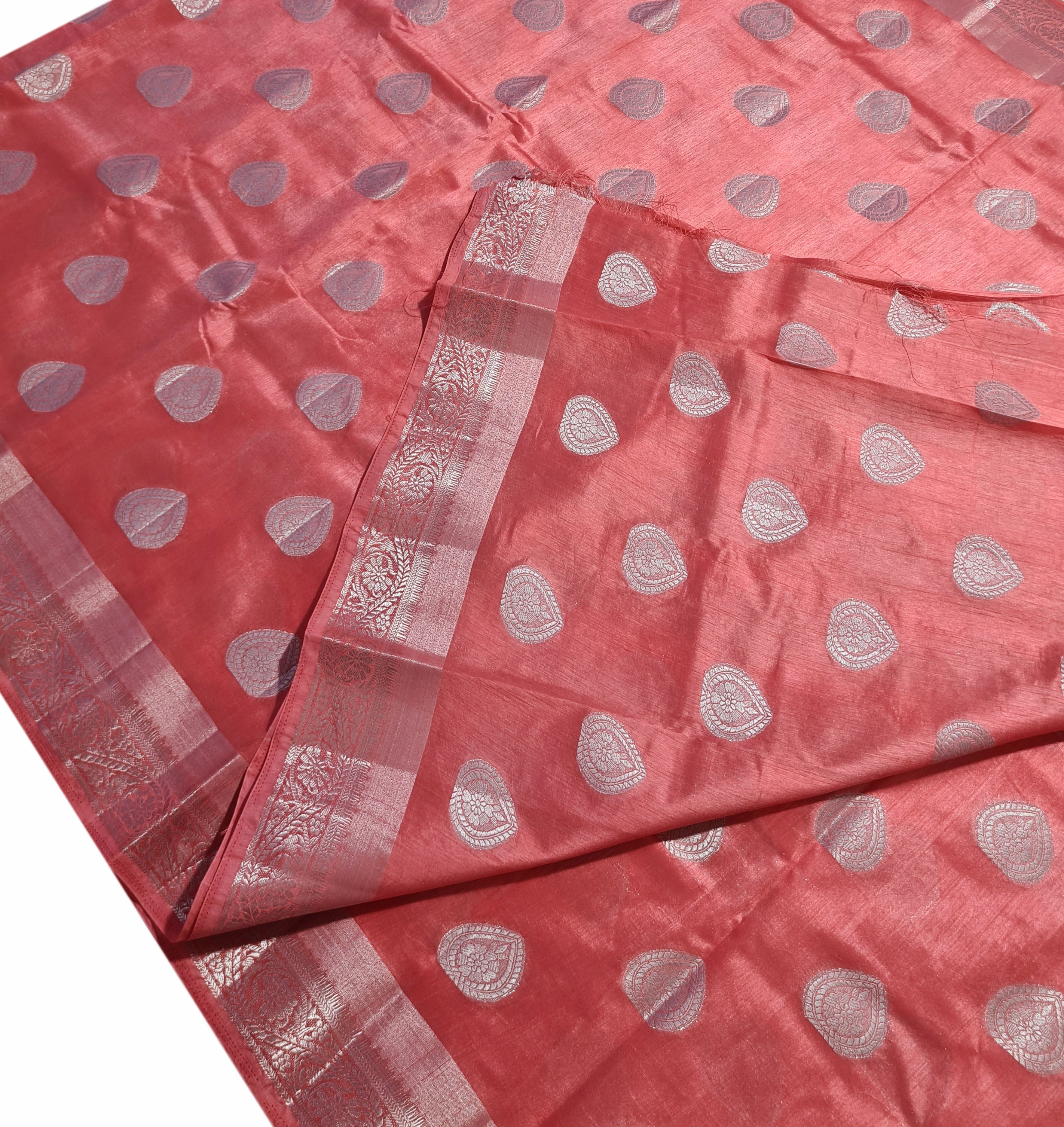 Bengaluru Silver Butta Tassar Sarees
