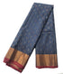 Kanchi Vegan Silk Saree With Contrast Blouse and Rich Jari Pallu