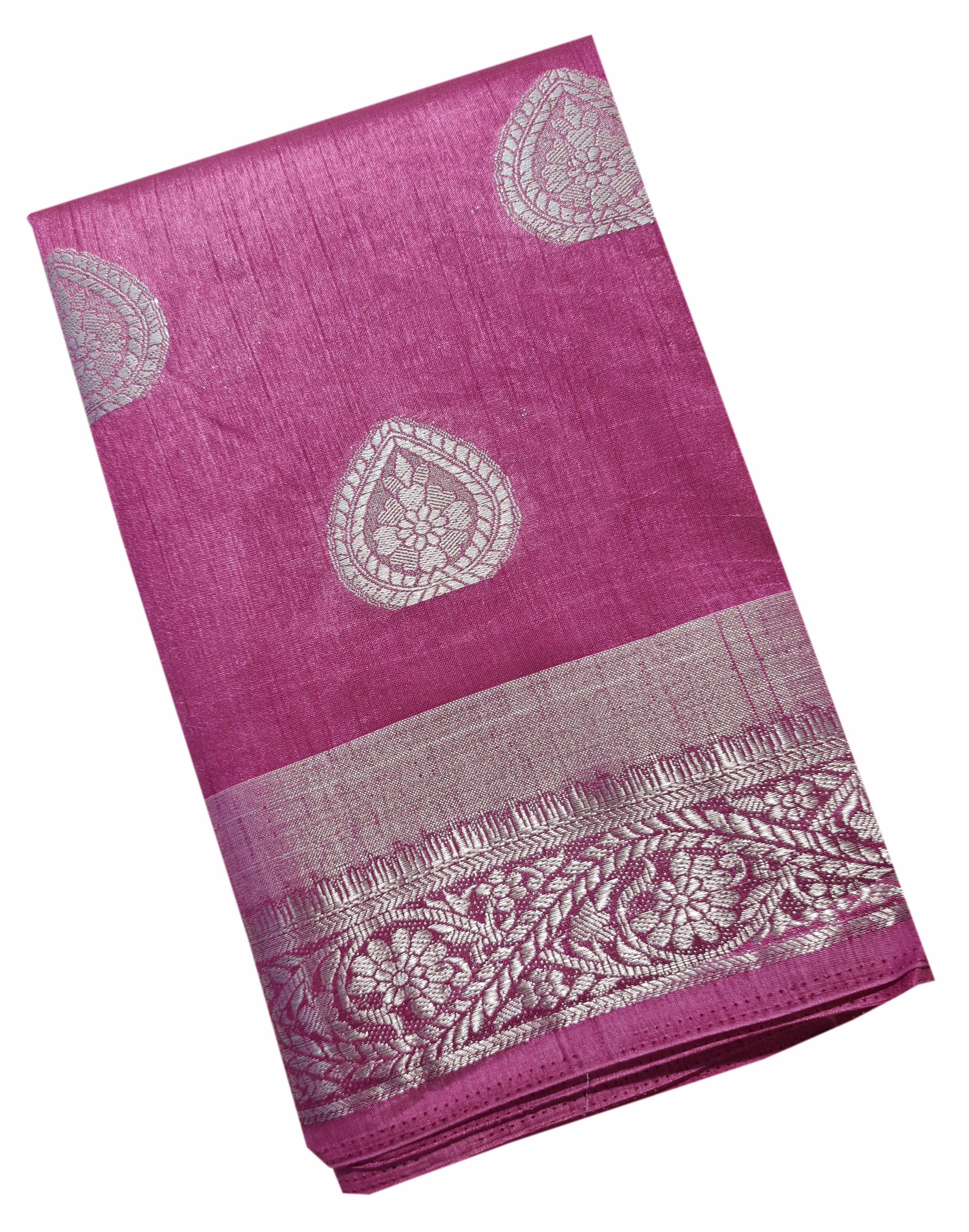 Bengaluru Silver Butta Tassar Sarees