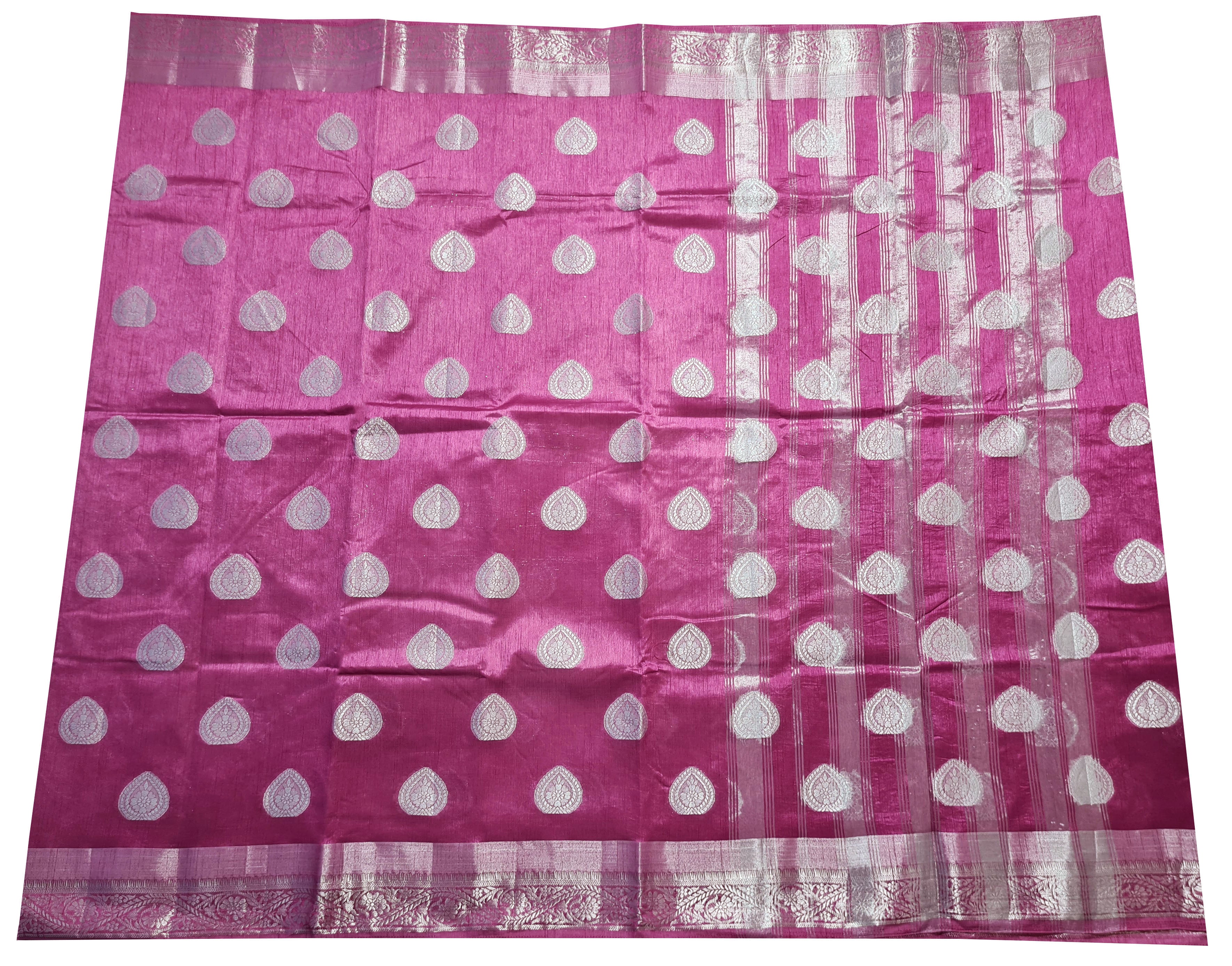 Bengaluru Silver Butta Tassar Sarees