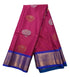 Kanchi Vegan Silk Saree With Contrast Blouse and Rich Jari Pallu