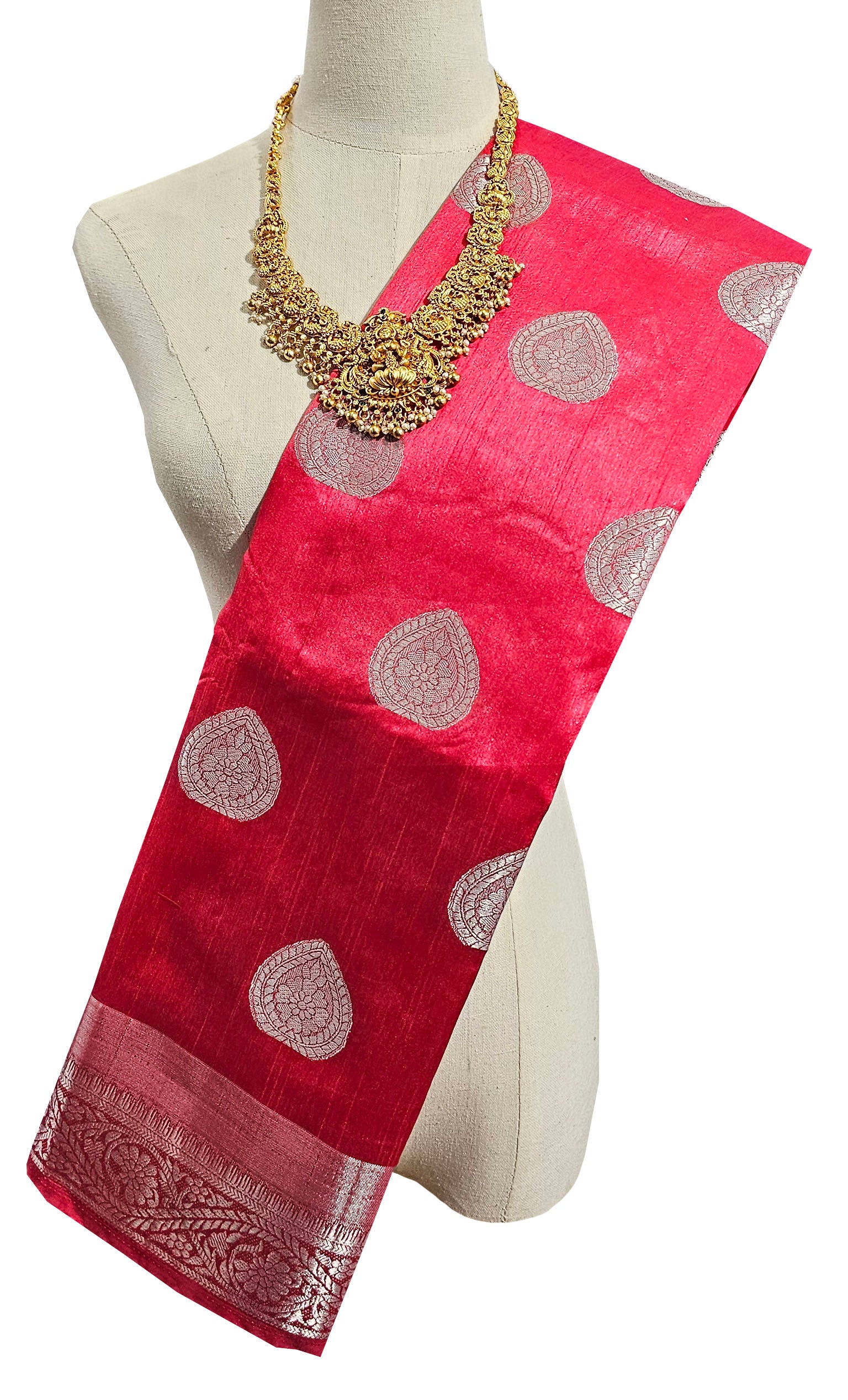 Bengaluru Silver Butta Tassar Sarees