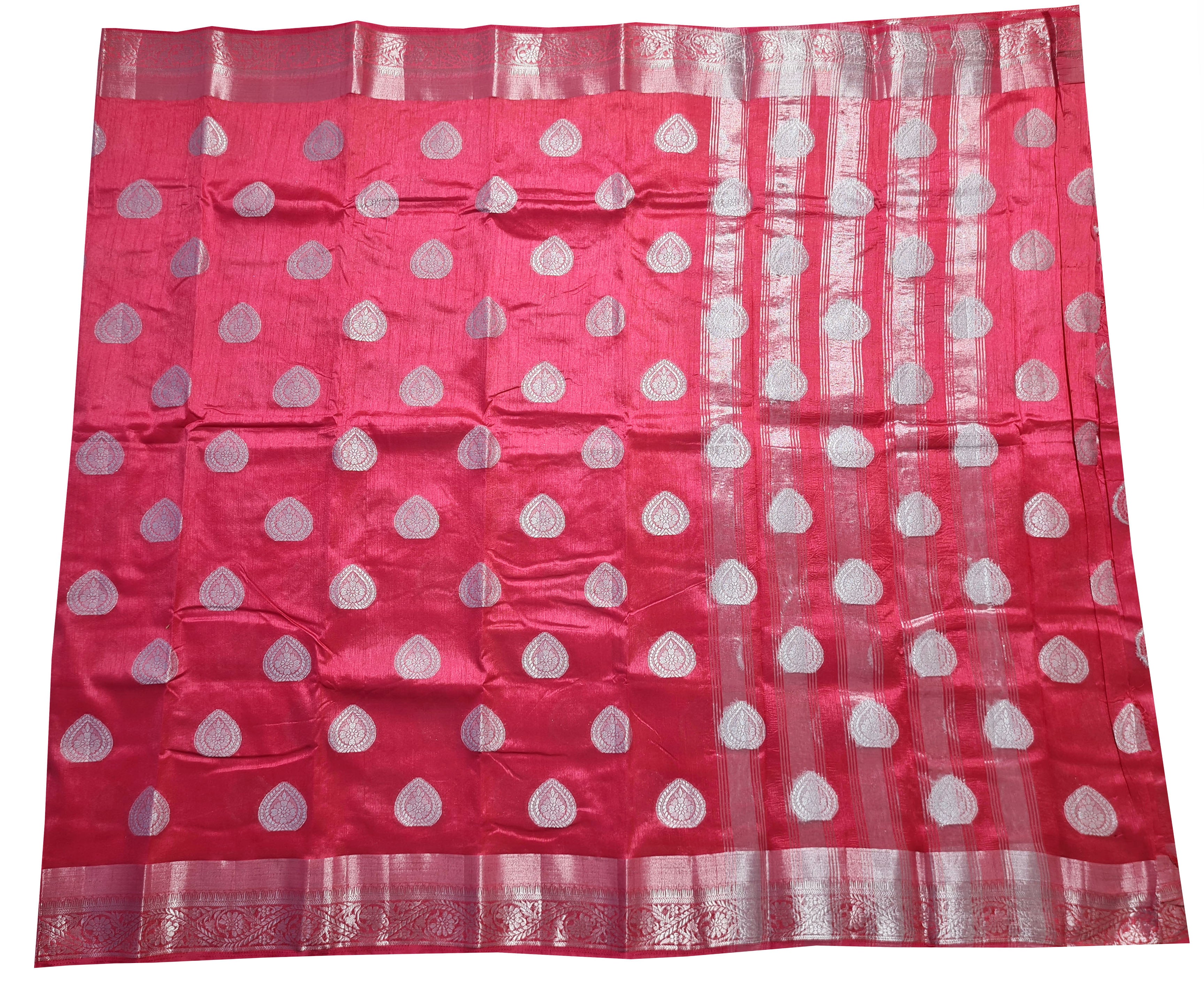 Bengaluru Silver Butta Tassar Sarees