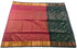 Kanchi Vegan Silk Saree With Contrast Blouse and Rich Jari Pallu