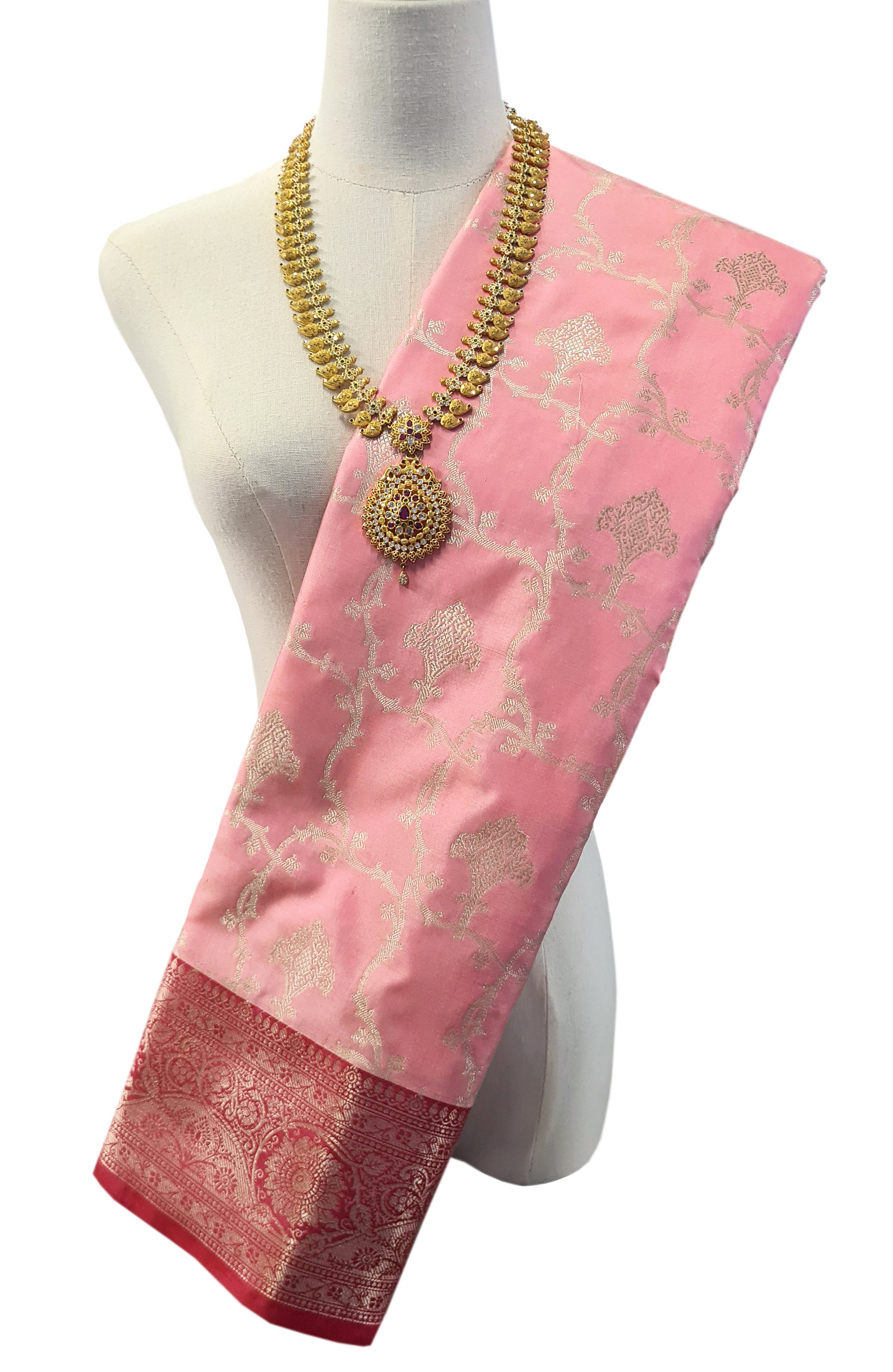 Banarasi Katan Jaal Silk Sarees
