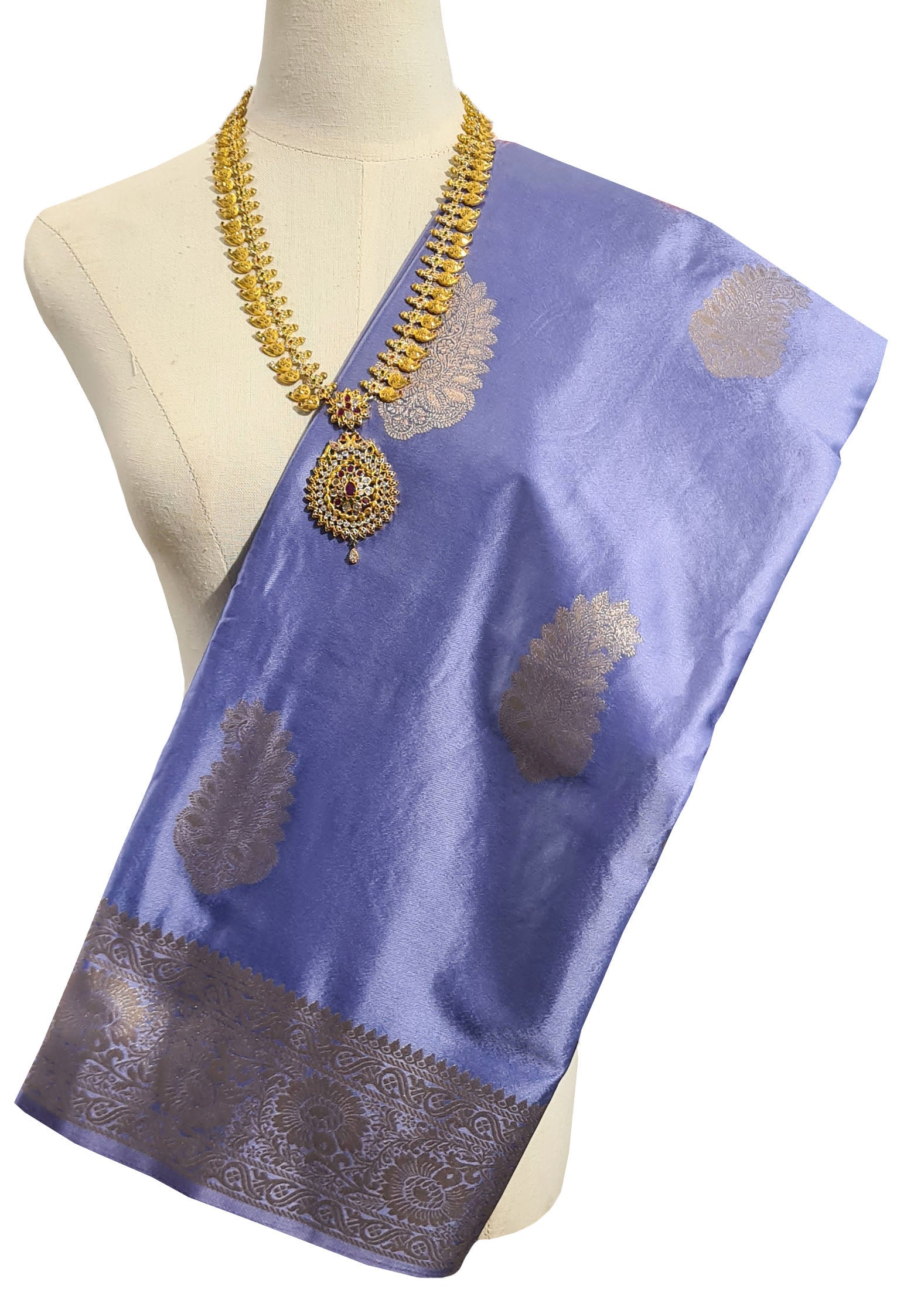Bengaluru Crape Antic Silk Meena Sarees