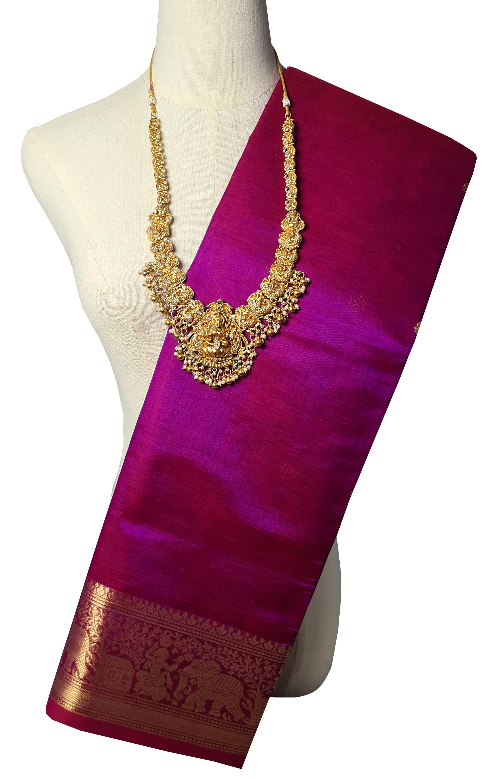 Kanchipuram Pure Silk Cotton Saree