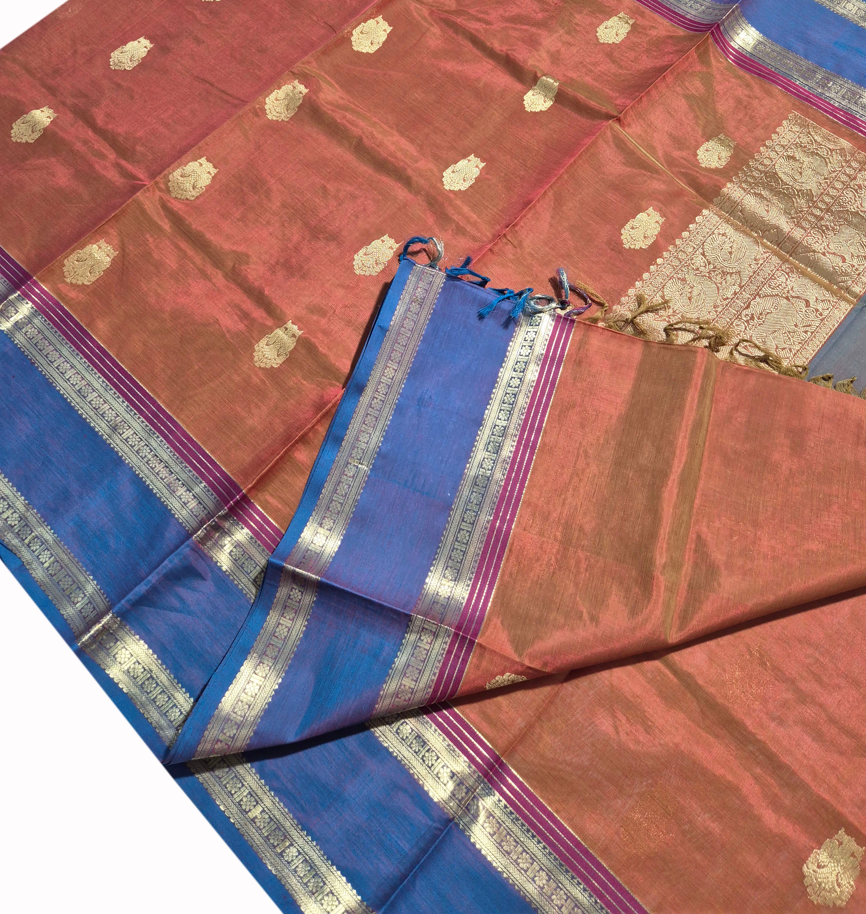 Kanchipuram Pure Silk Cotton Saree