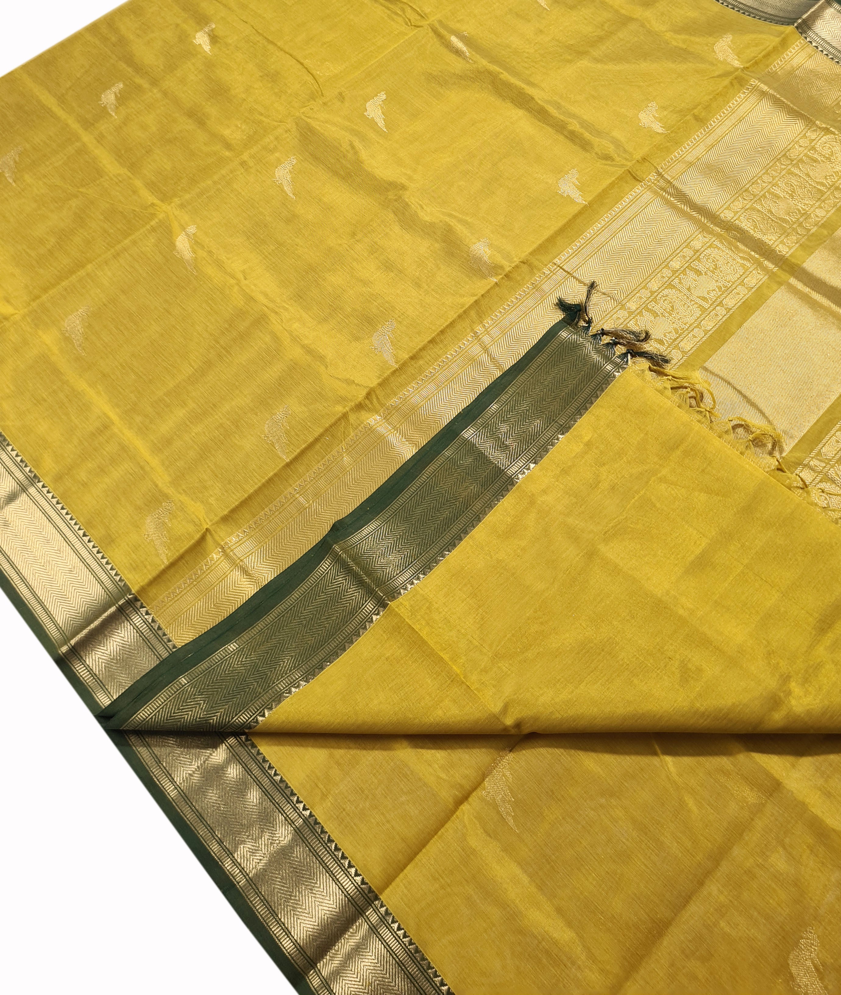 Kanchipuram Pure Silk Cotton Saree