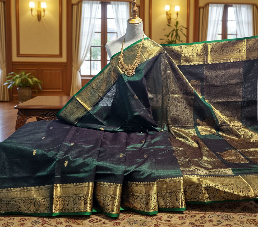 Kanchipuram Pure Silk Cotton Saree