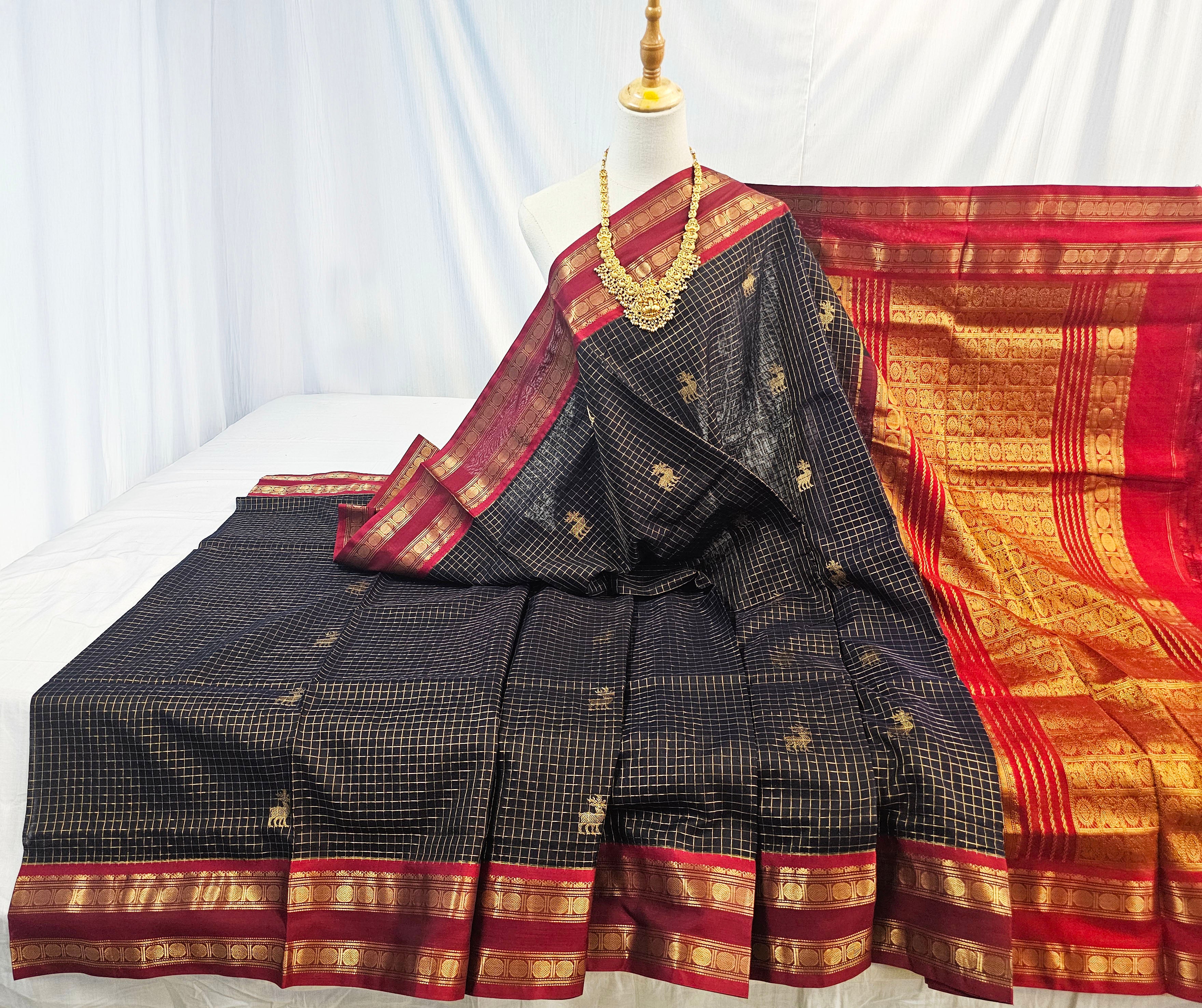 Kanchipuram Pure Silk Cotton Saree