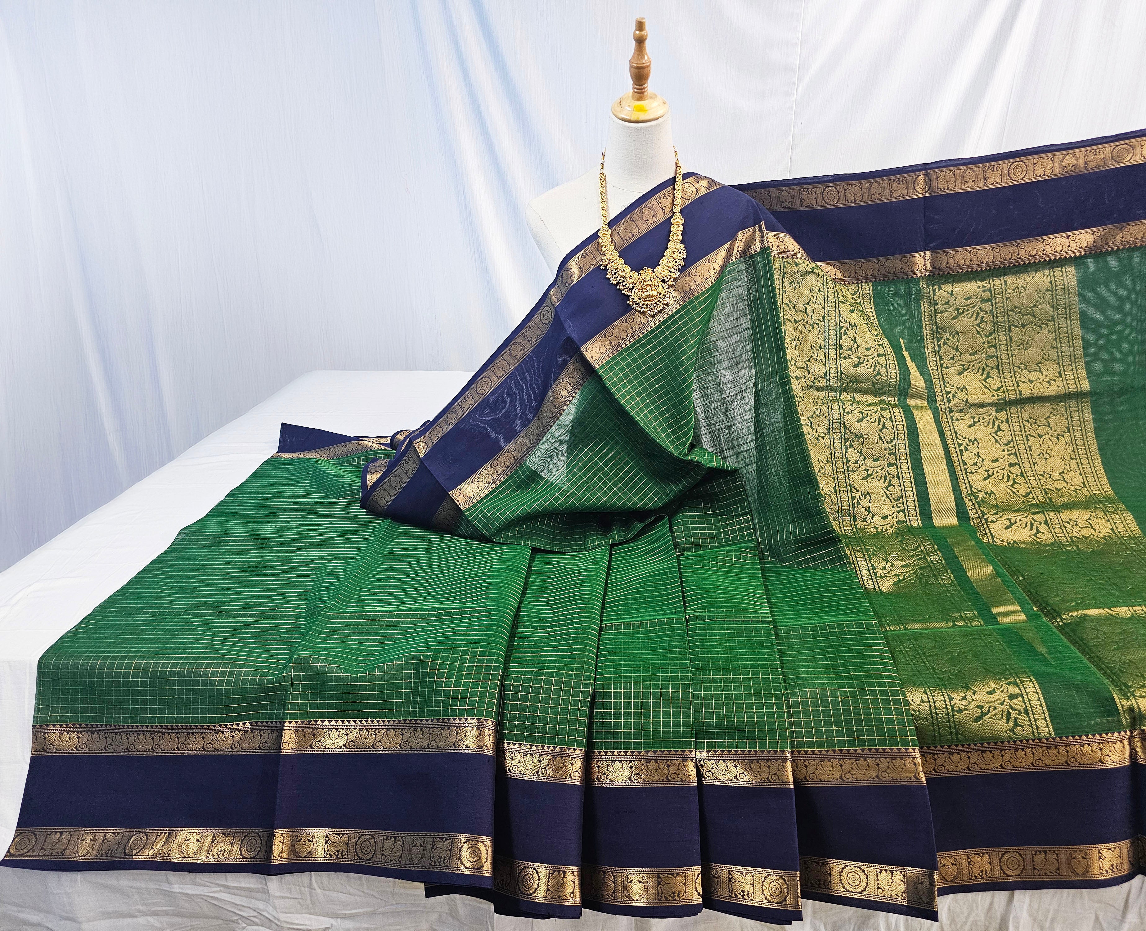 Kanchipuram Pure Silk Cotton Saree