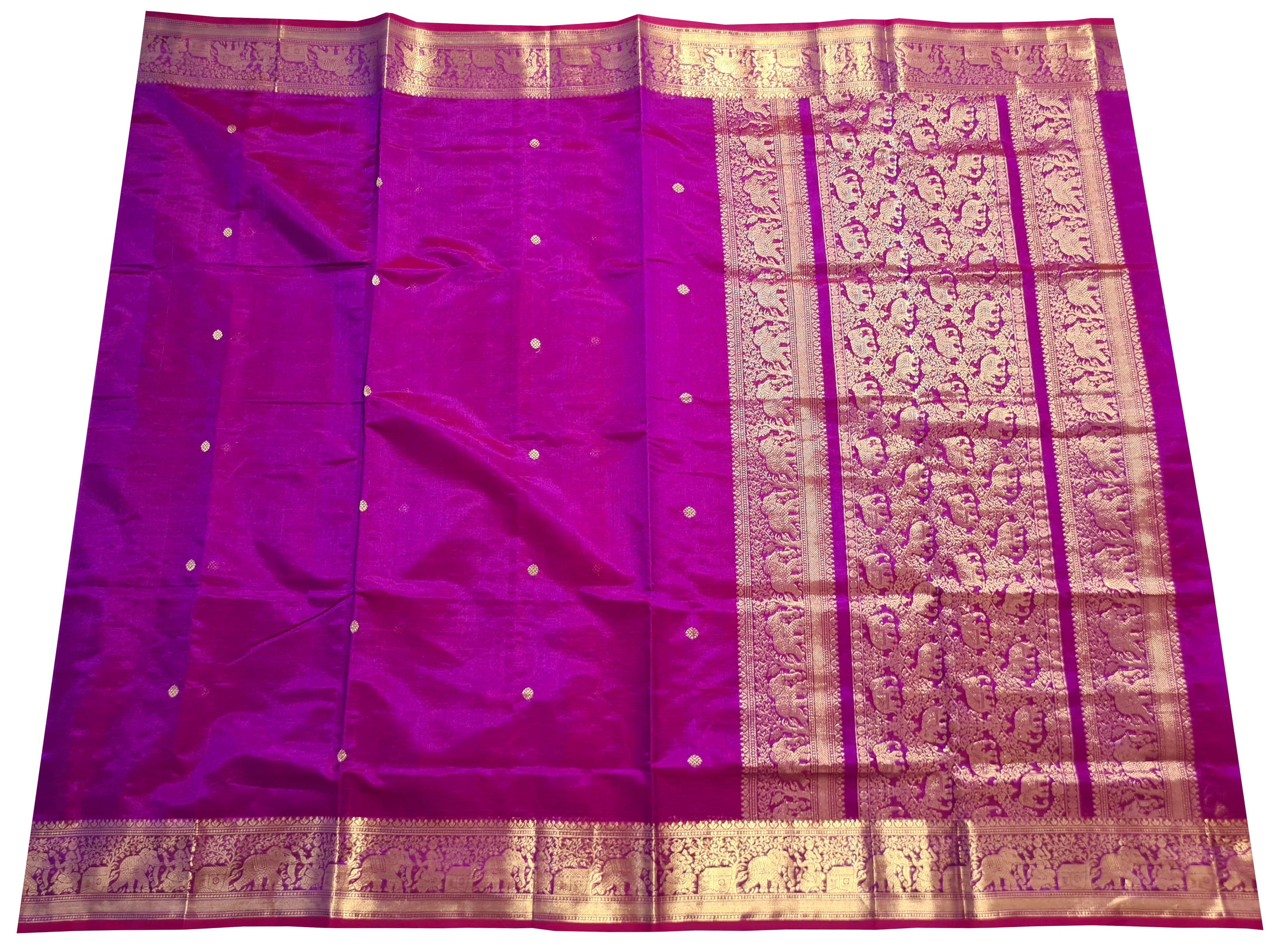 Kanchipuram Pure Silk Cotton Saree