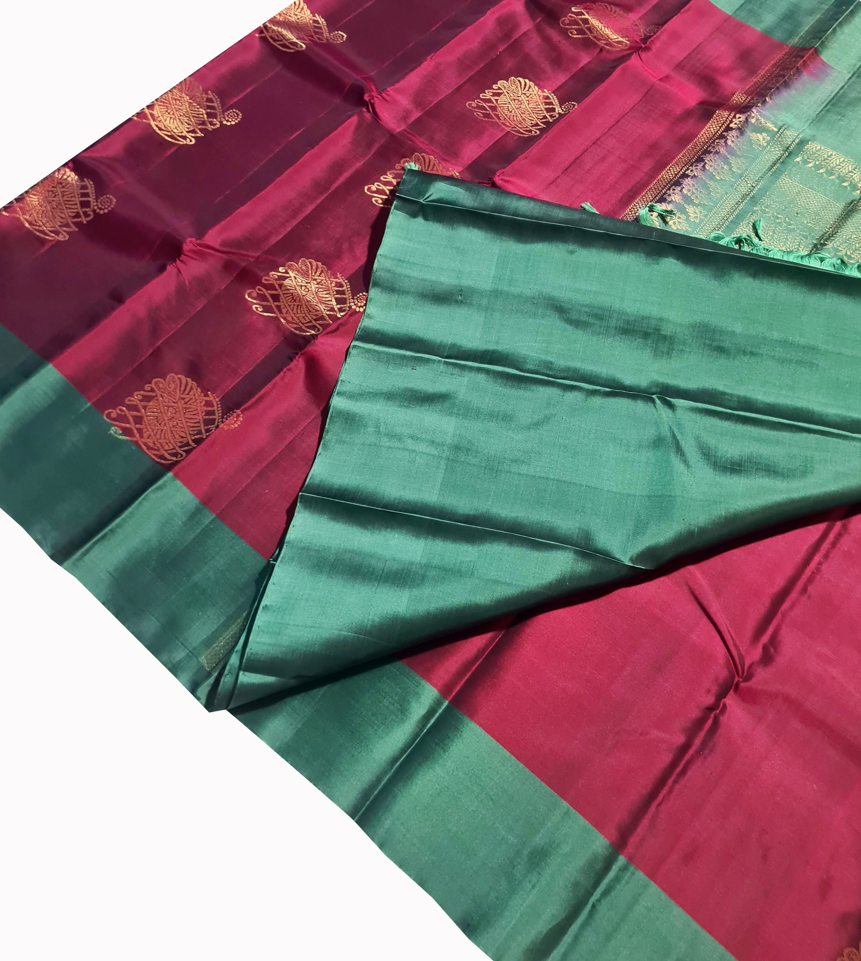 Kanchipuram Pure Soft Silk Saree