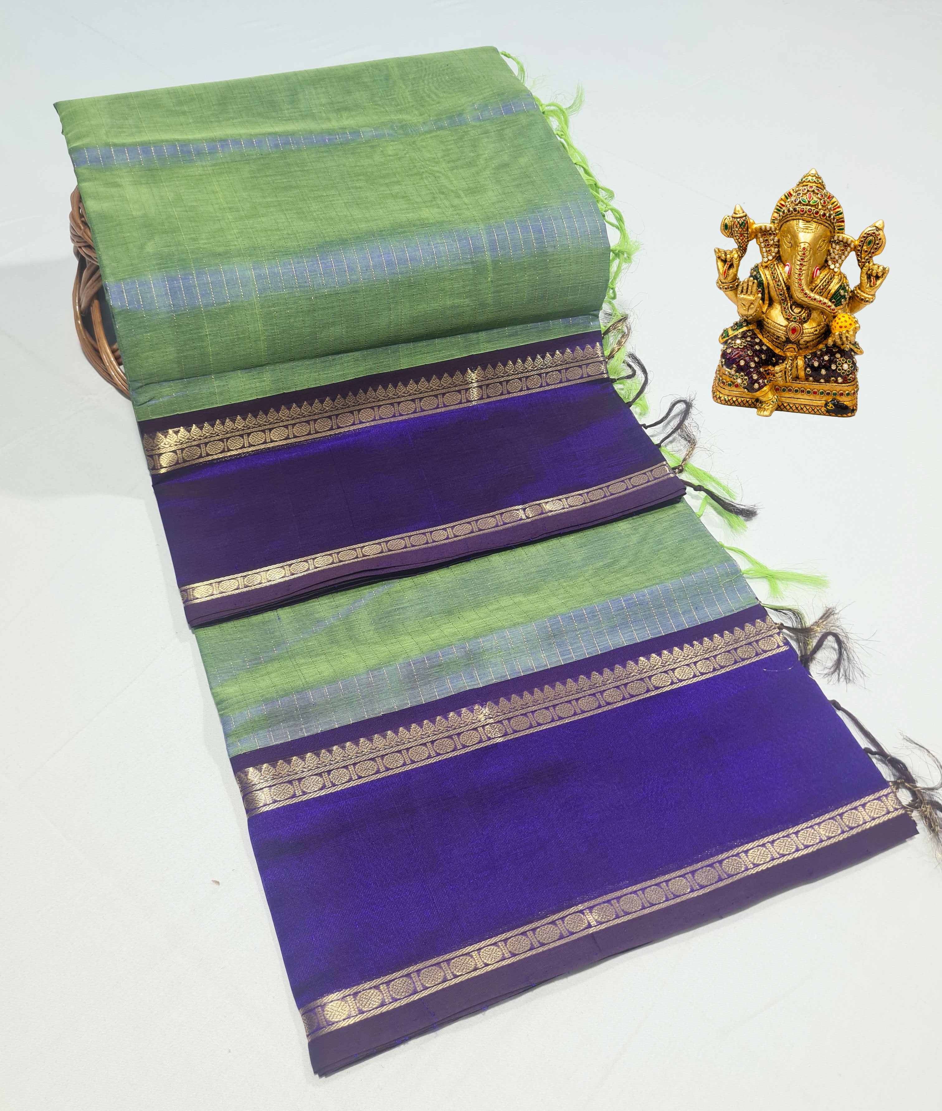 Kanchipuram Pure Silk Cotton Saree
