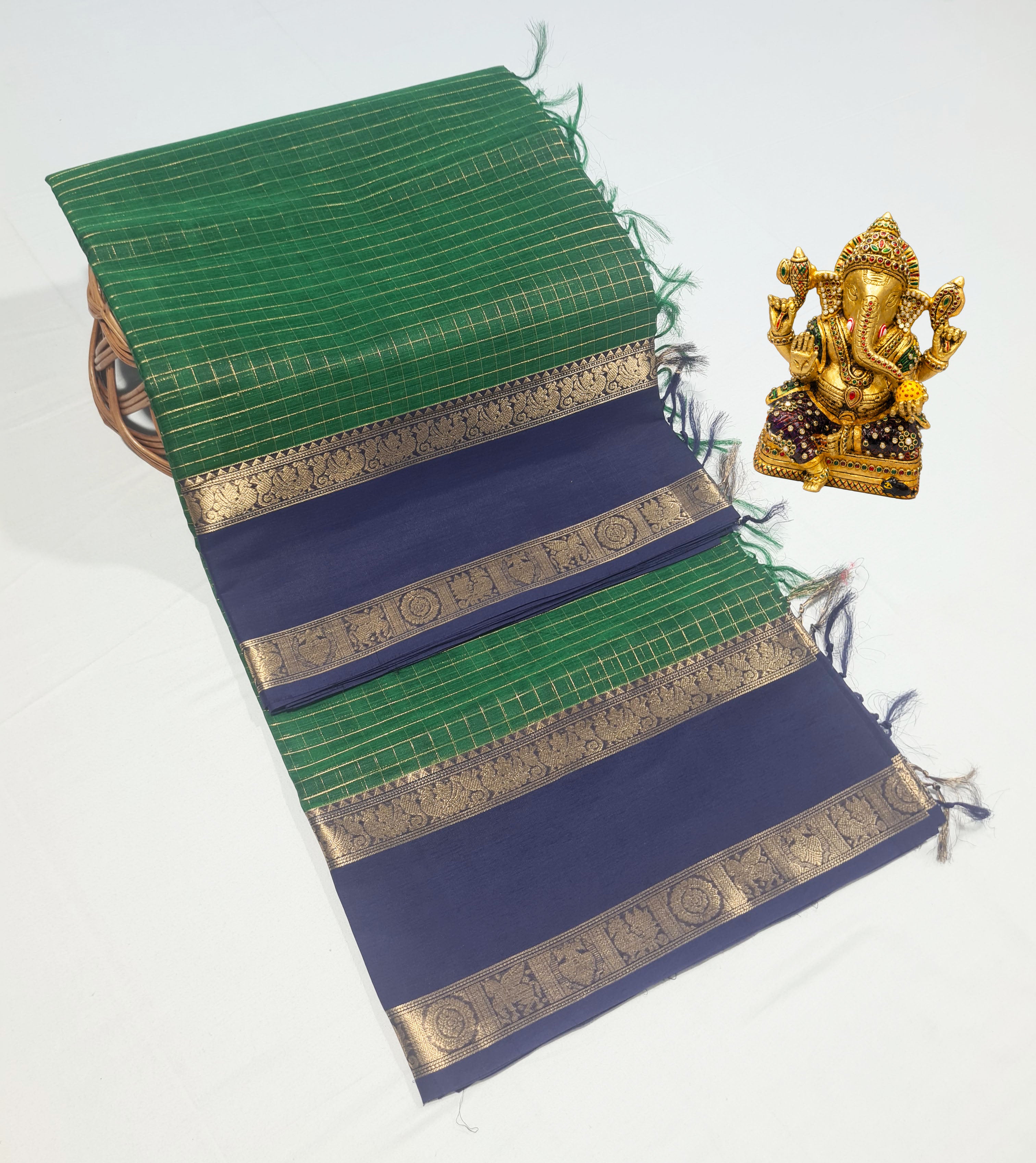 Kanchipuram Pure Silk Cotton Saree