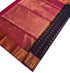 Kanchi Vegan Silk Saree With Contrast Blouse and Rich Jari Pallu