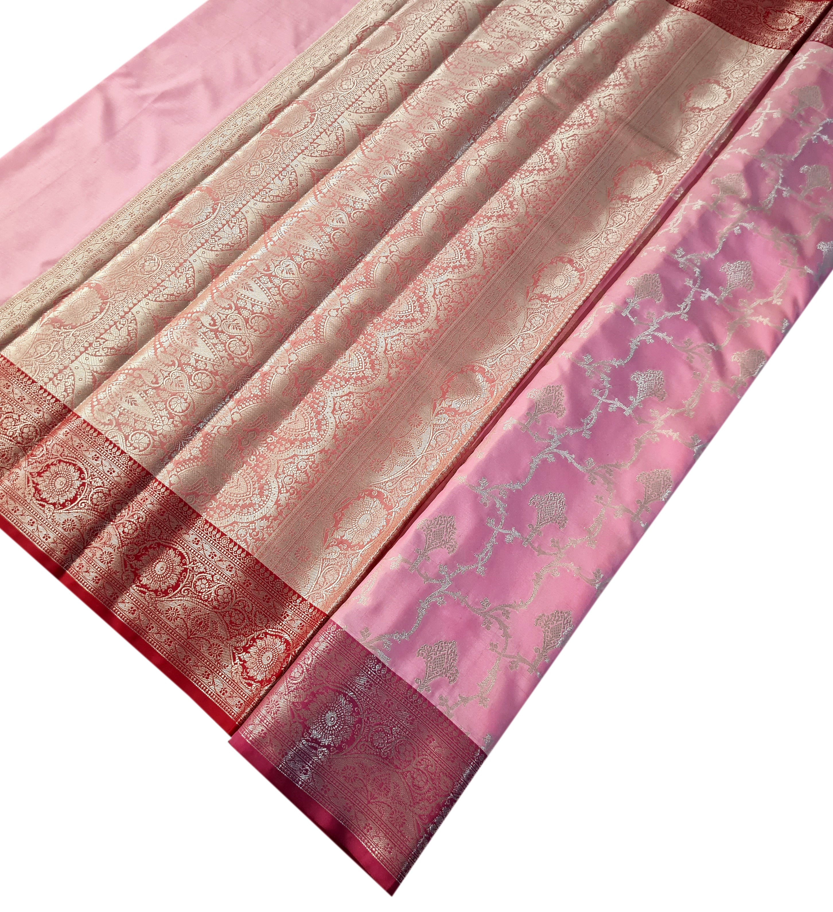 Banarasi Katan Jaal Silk Sarees