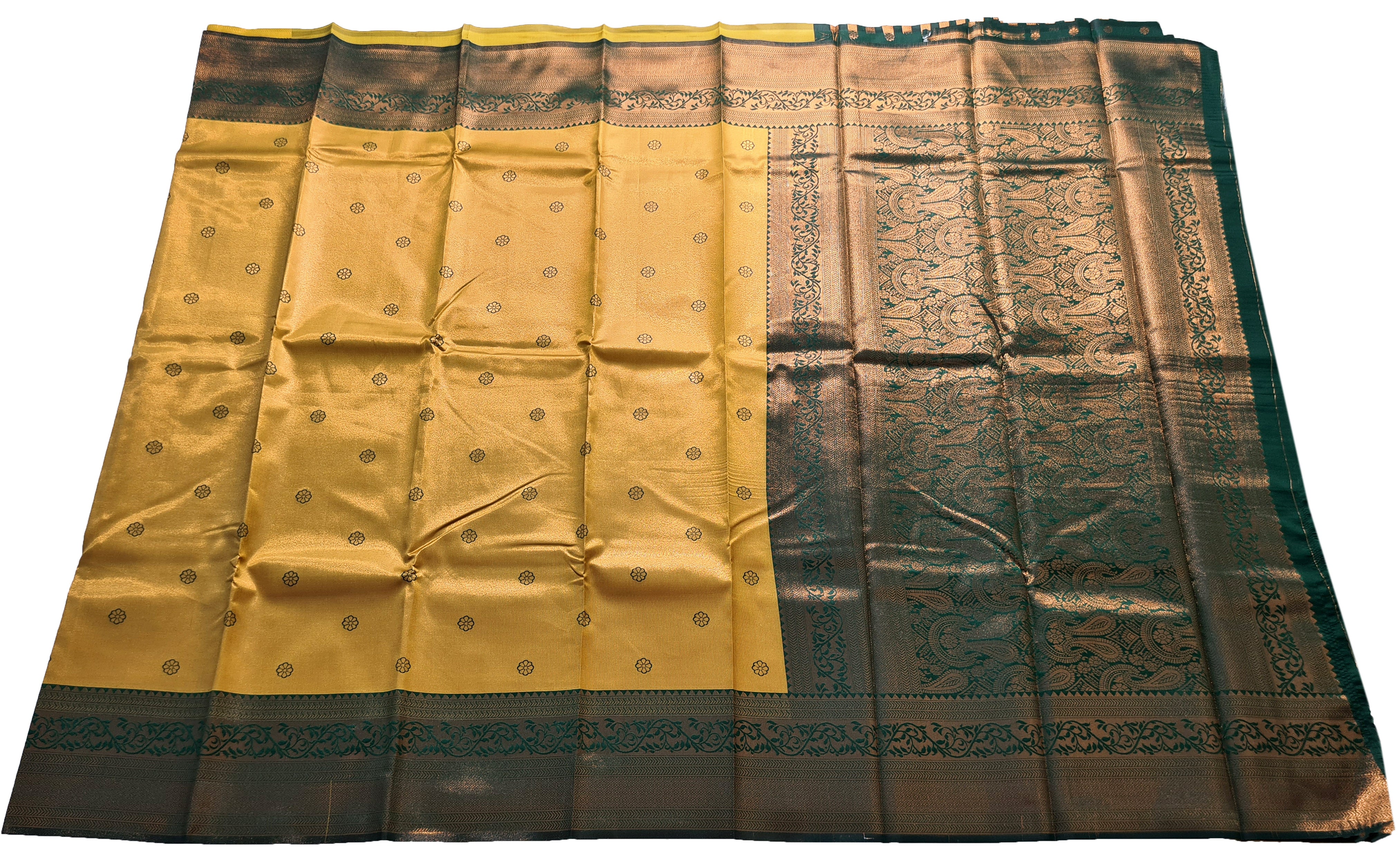 Antique Zari Butta Silk Saree