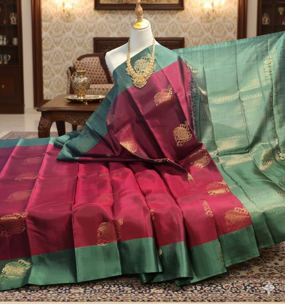 Kanchipuram Pure Soft Silk Saree
