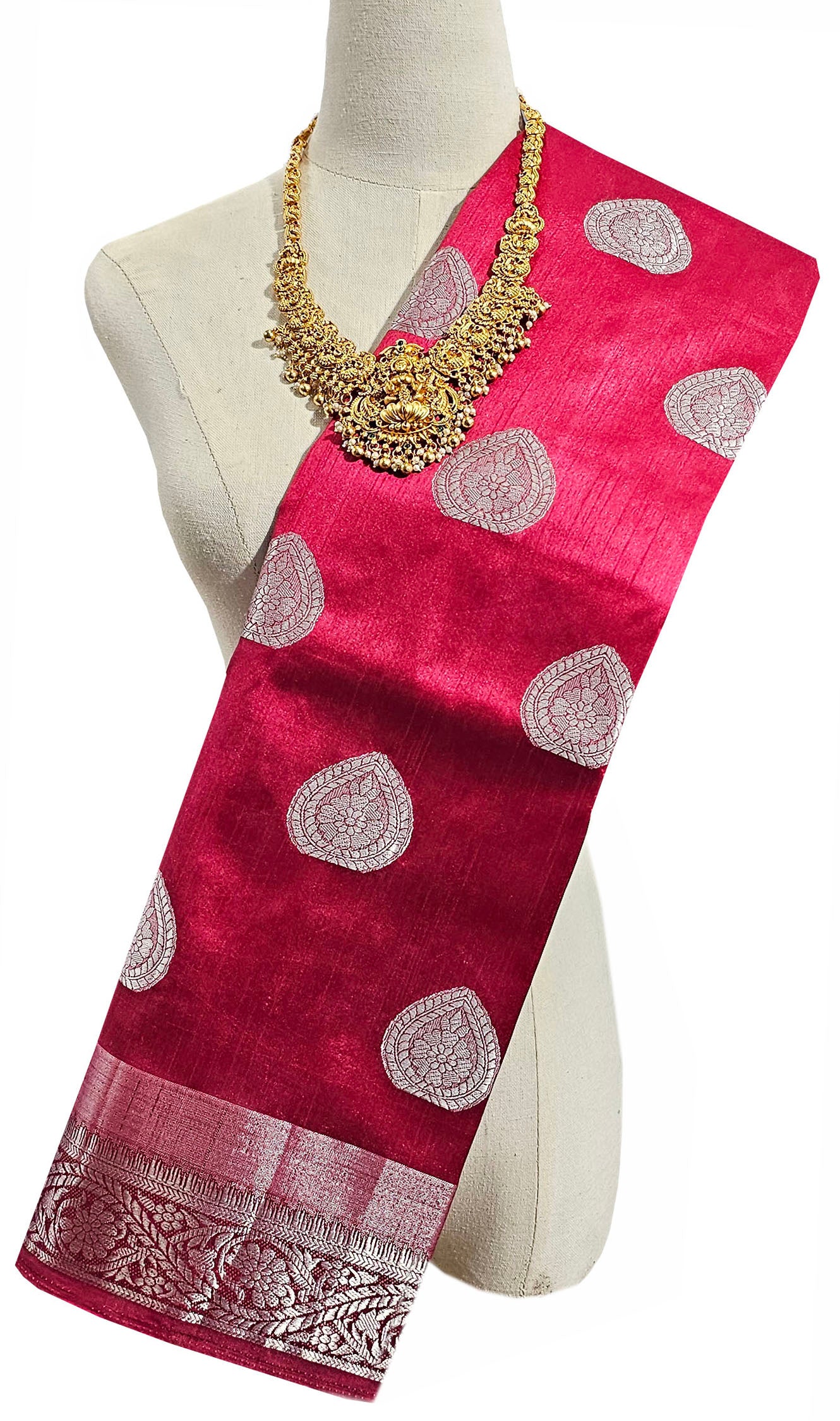 Bengaluru Silver Butta Tassar Sarees